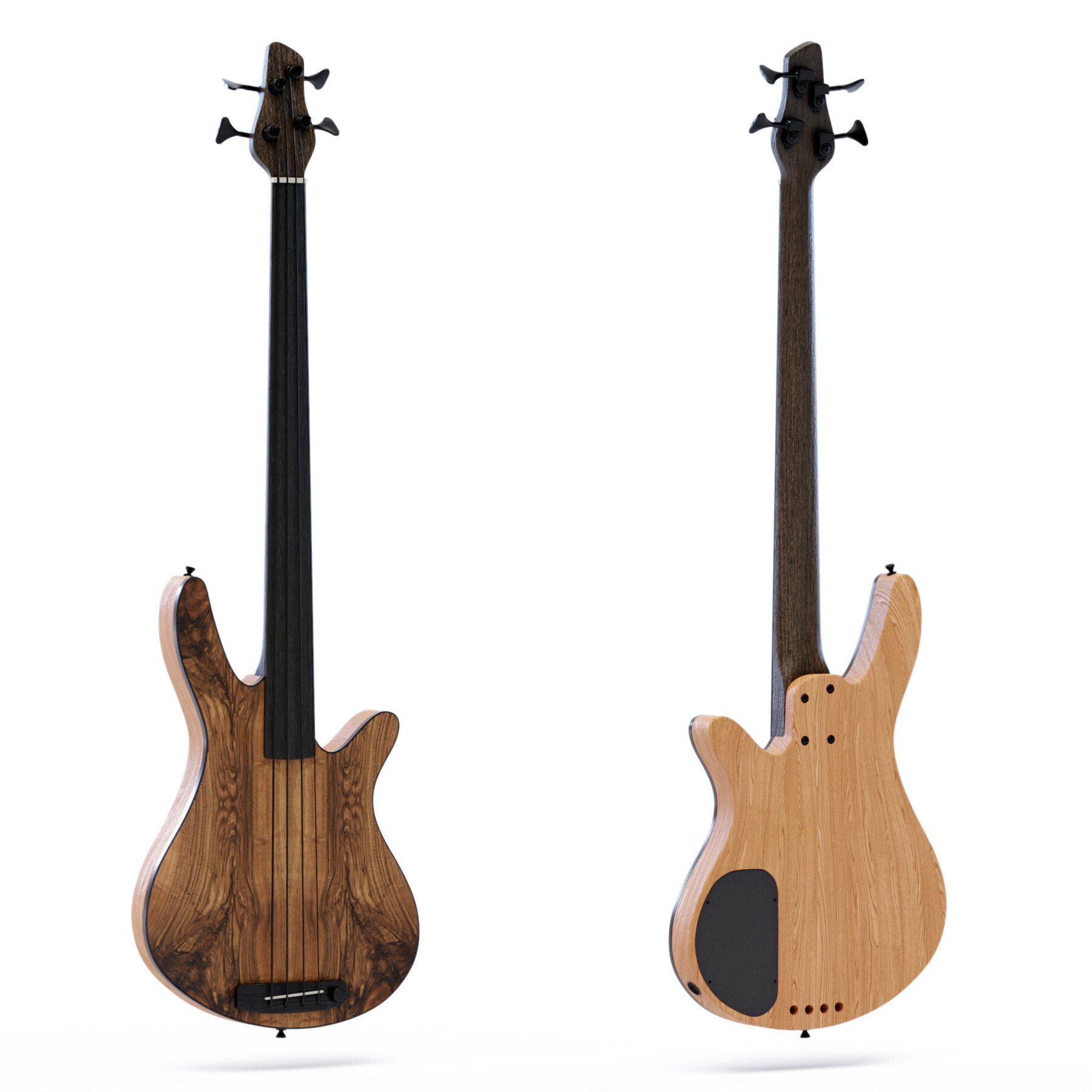 Rob Allen Mb-2 Fretless Bass - Finished Projects - Blender Artists Community