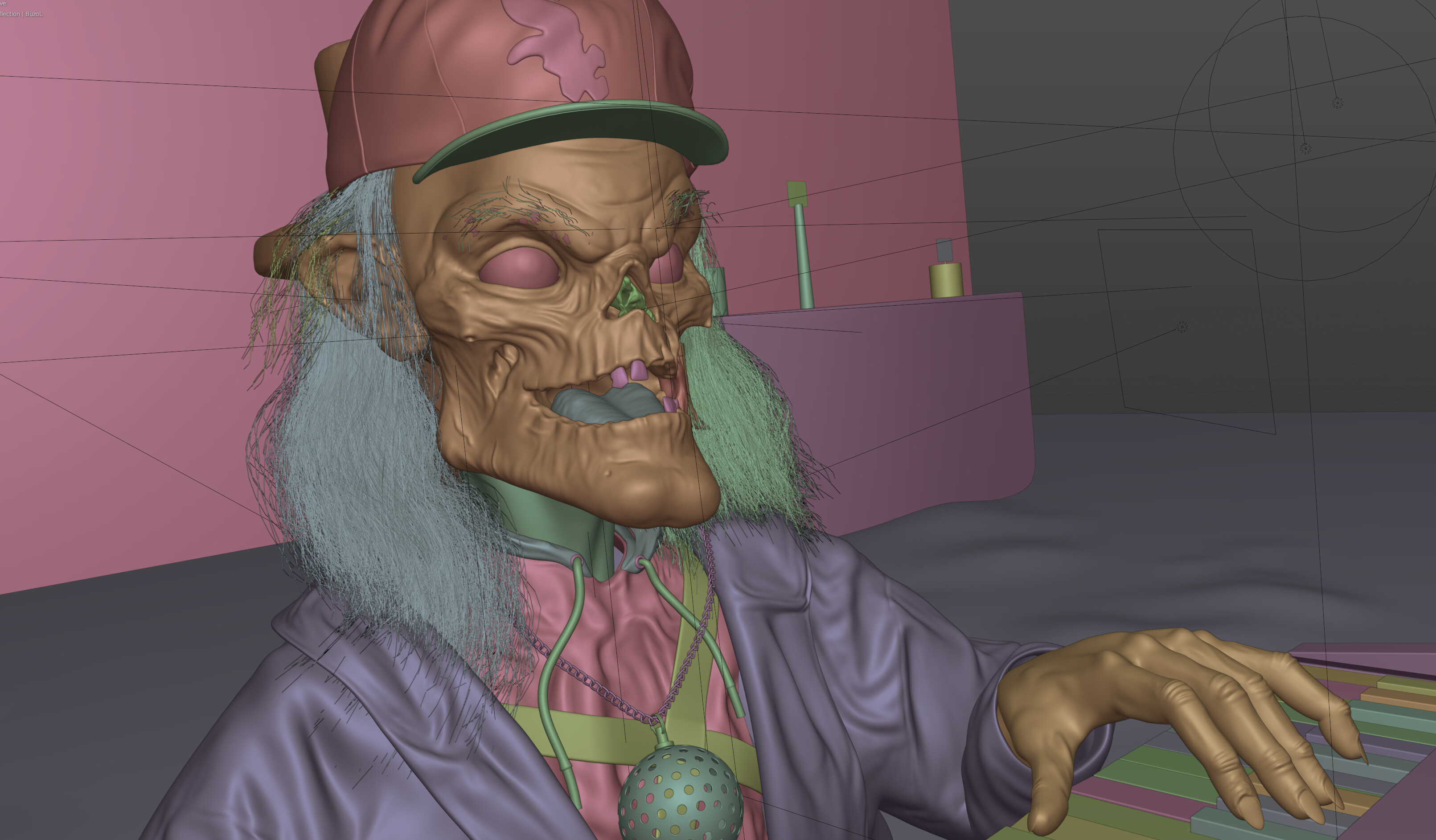 Tales from the Crypt - Keeper fan art - Finished Projects - Blender Artists  Community