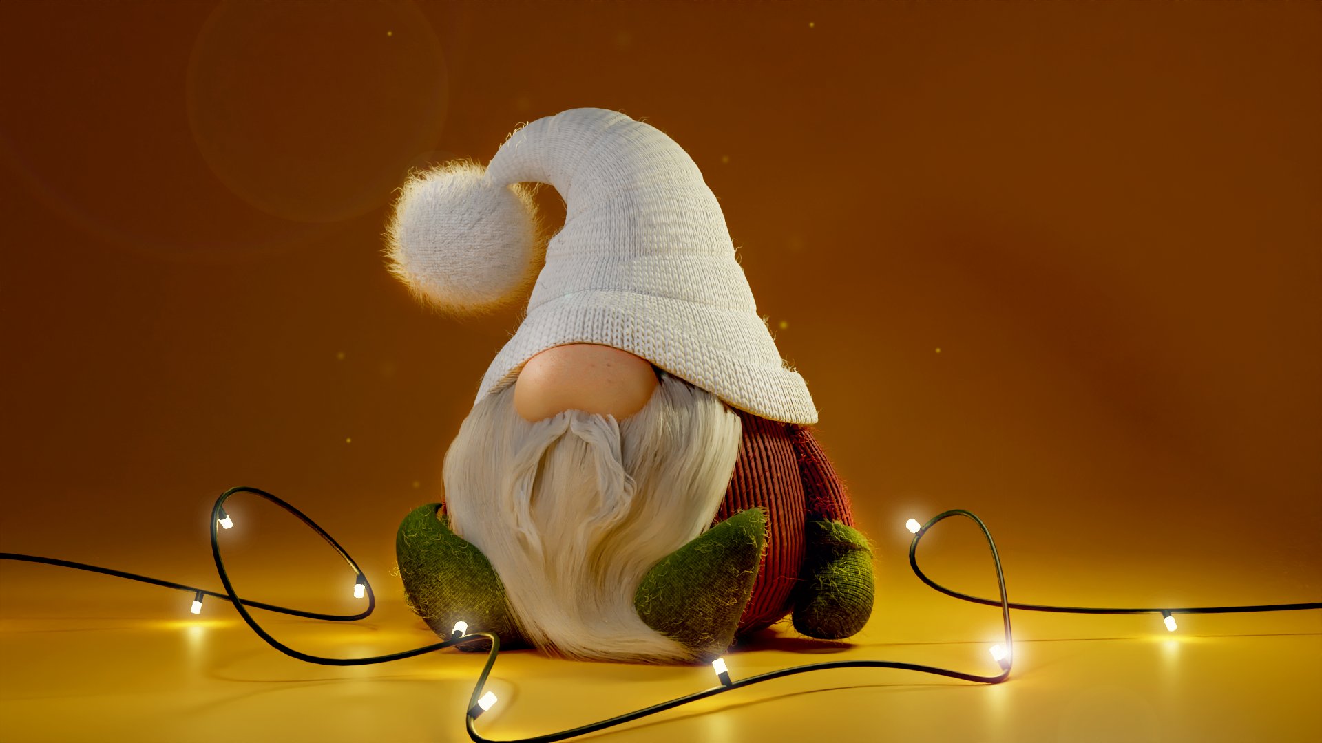 Celebrating Christmas Gnome Character And Gift Christmas Vector  Illustration Background Image And Wallpaper for Free Download