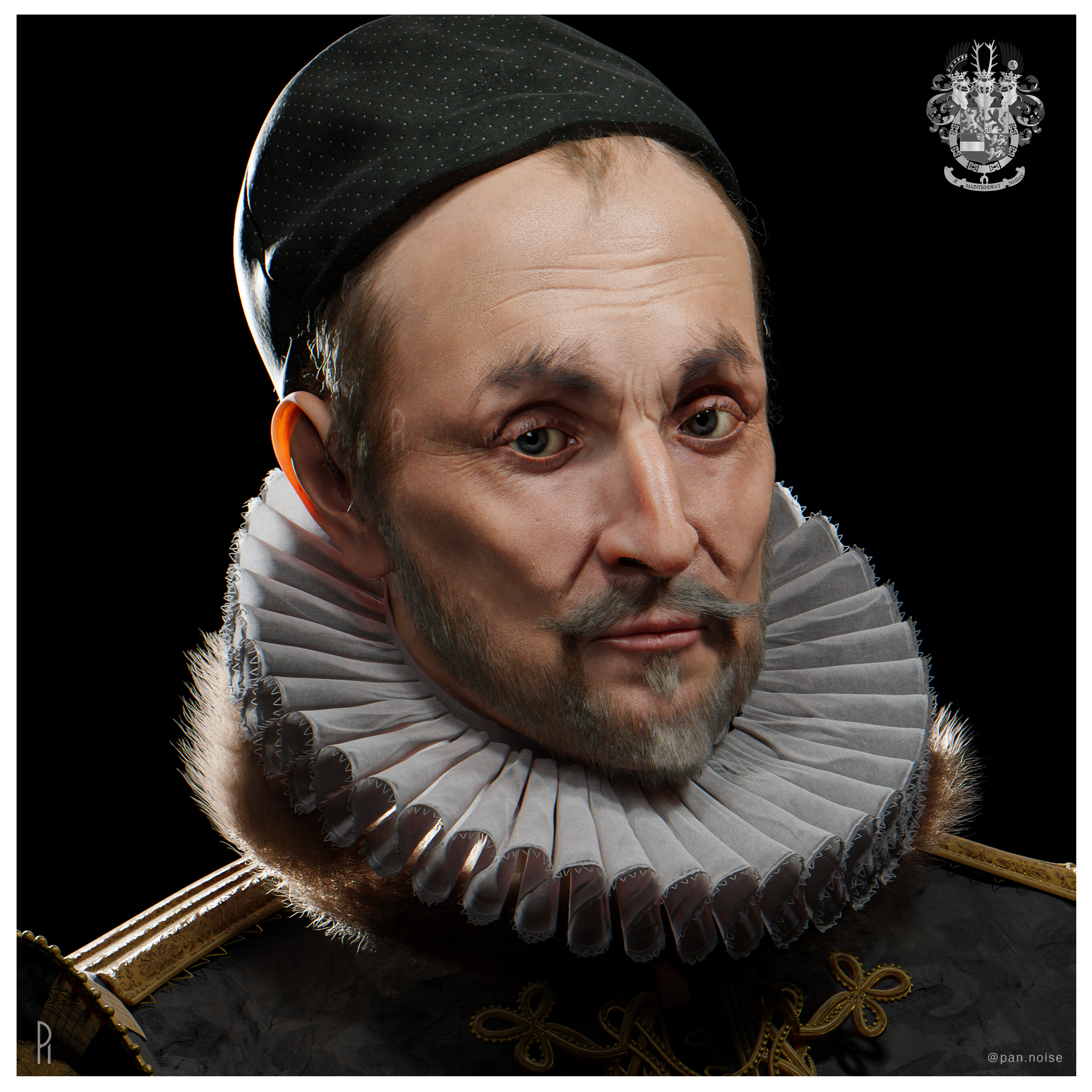 William the Silent - 3D Portrait - Finished Projects - Blender Artists ...