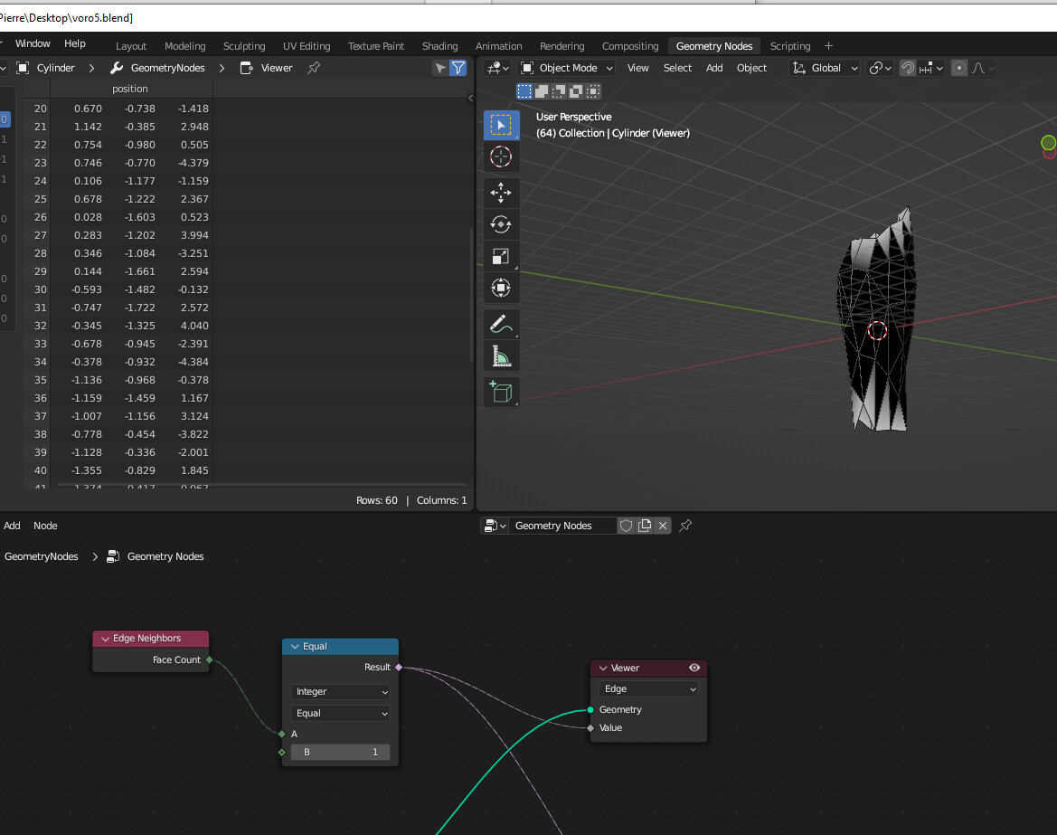 Weird behaviour of edges neighbors nodes - Modeling - Blender Artists ...