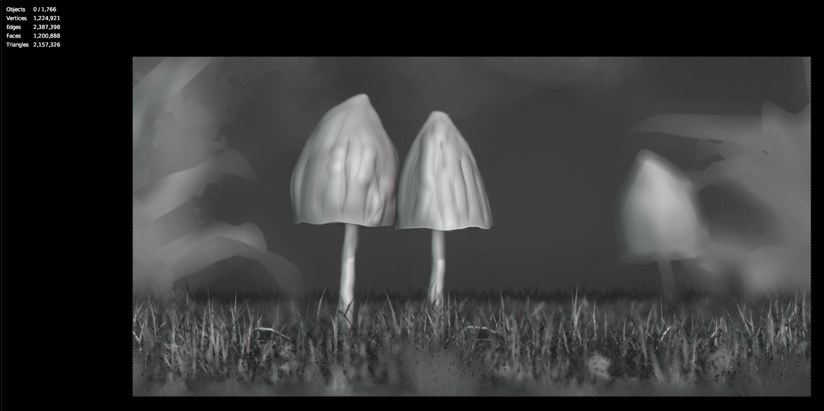 Mushrooms Finished Projects Blender Artists Community