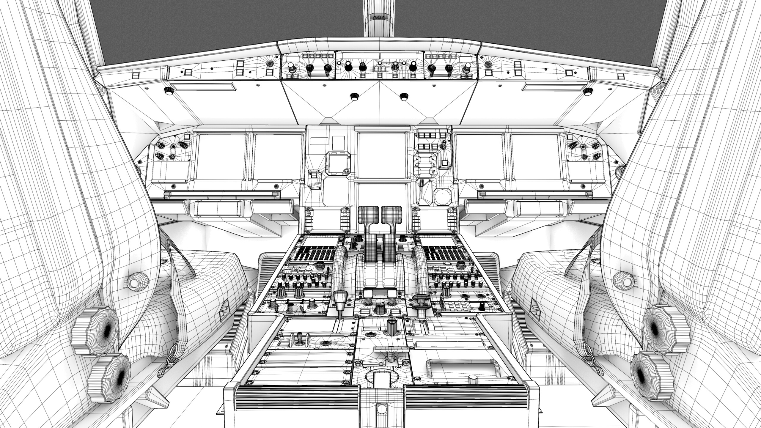 Airbus A320-200 Cockpit Interior - Finished Projects - Blender Artists ...