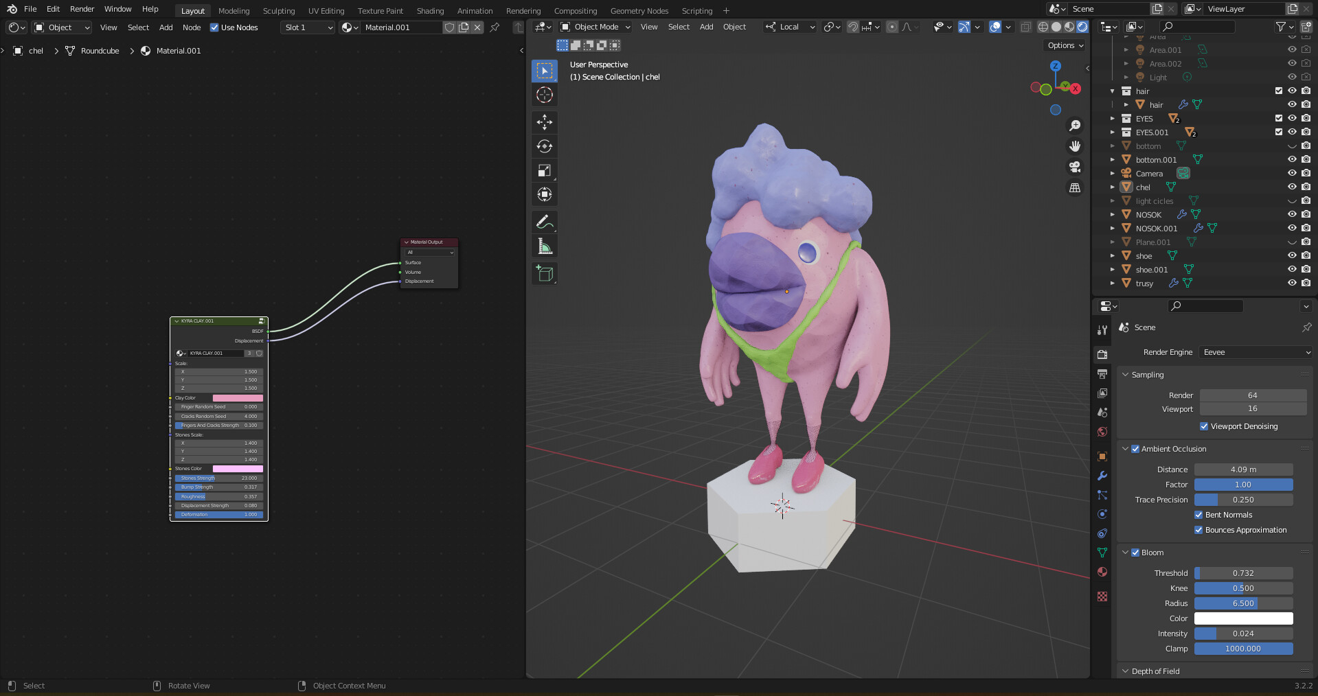 Textures working good in eevee but mess up in cycles - Basics ...