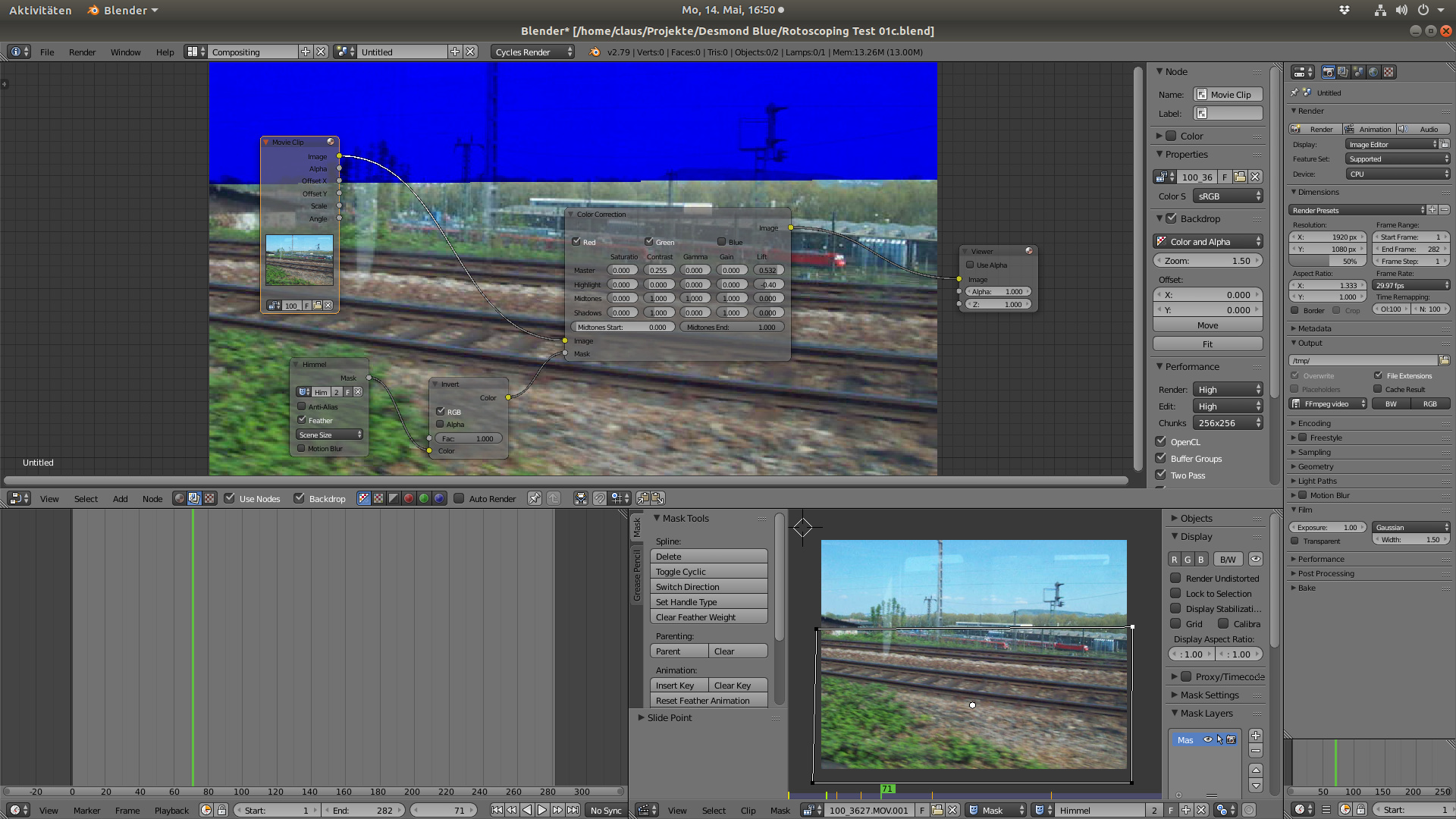 Creating a mask - Compositing and Post Processing - Blender Artists ...