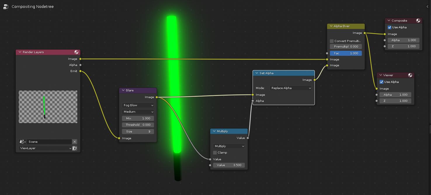 Bloom possible with transparency? (CYCLES) - Compositing and Post  Processing - Blender Artists Community