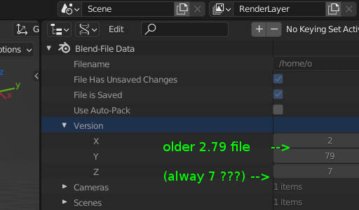 BL's file version? - Basics & Interface - Blender Artists Community