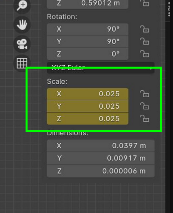 Never animate this scale.