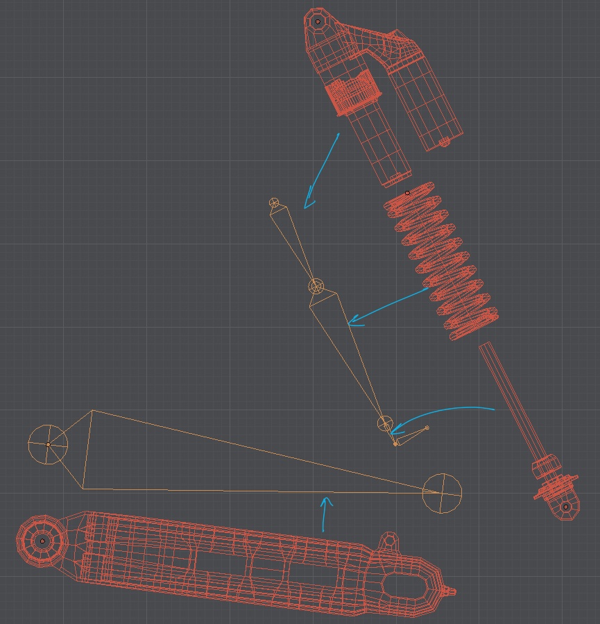 Motorcycle rigging - Animation and Rigging - Blender Artists Community