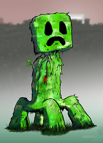 Creeper (from Minecraft) - Works in Progress - Blender Artists Community