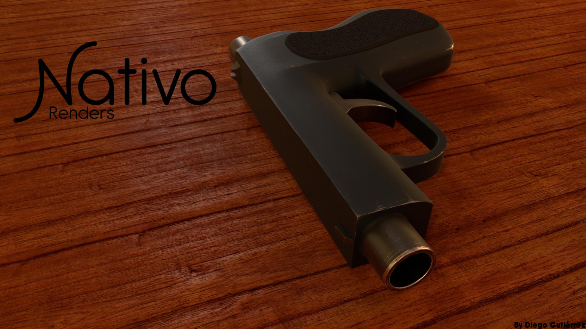 My First Basic Render-Pistol - Finished Projects - Blender Artists ...