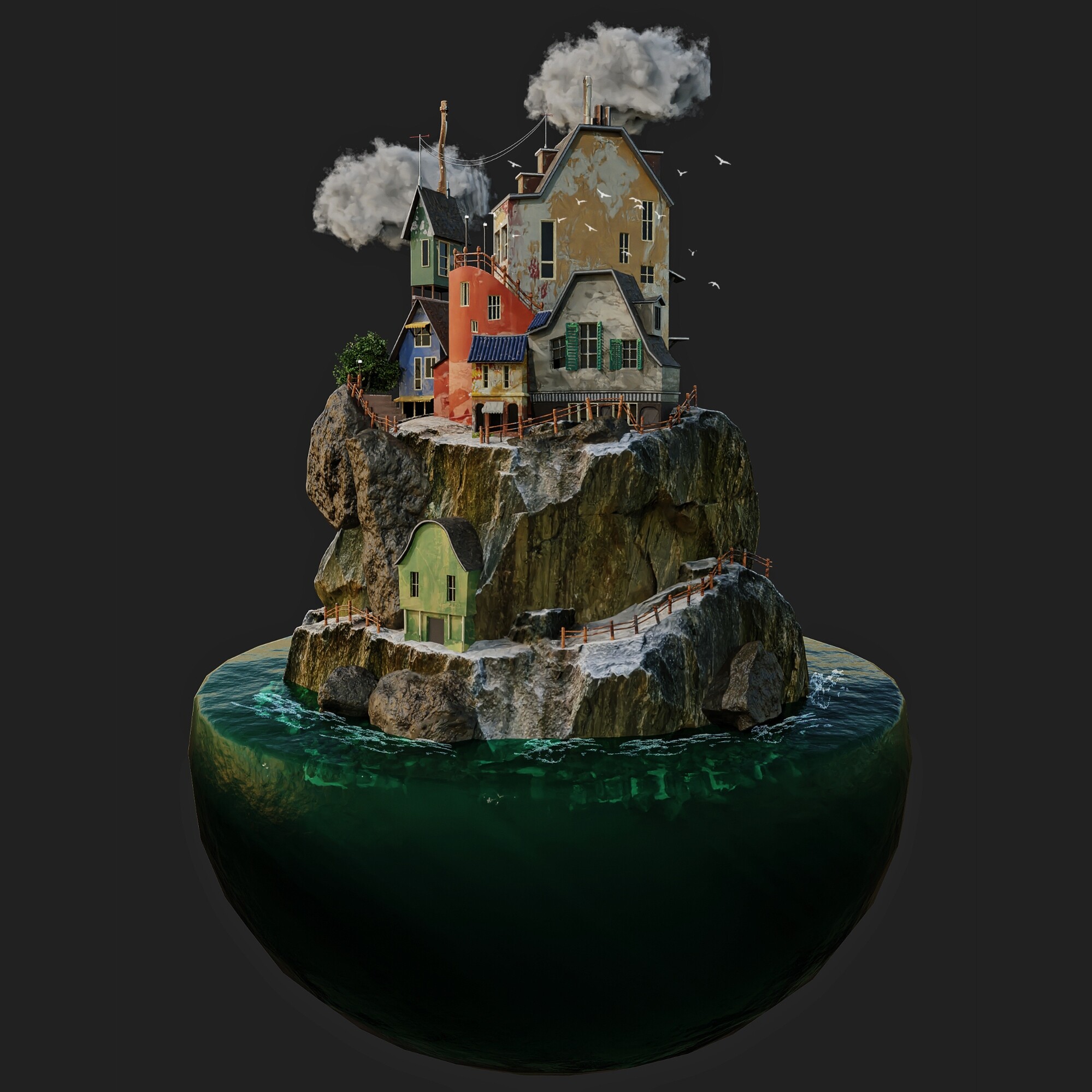 Little Village - Finished Projects - Blender Artists Community