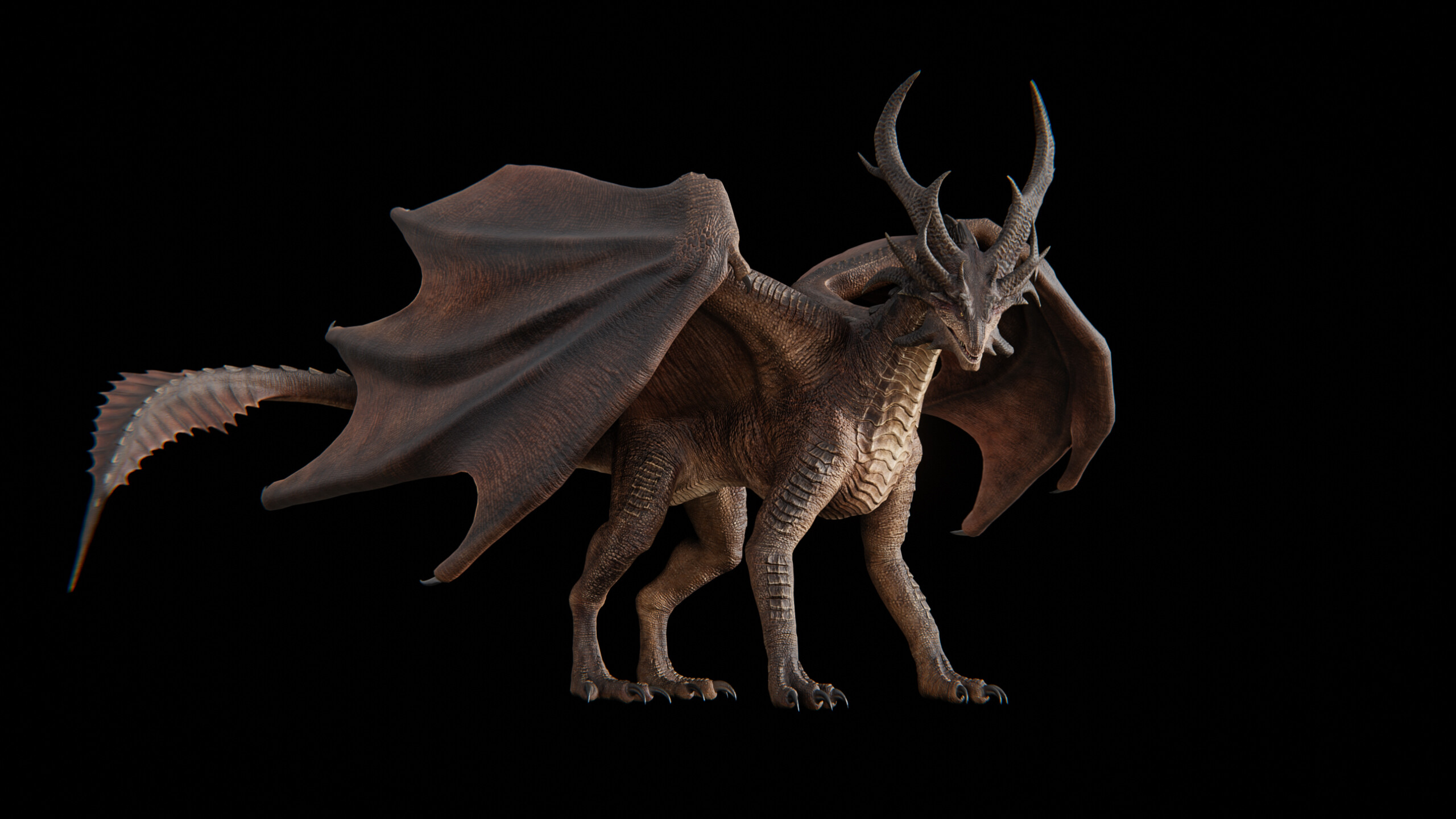 Hellfire Dragon | 3D Model - Finished Projects - Blender Artists Community