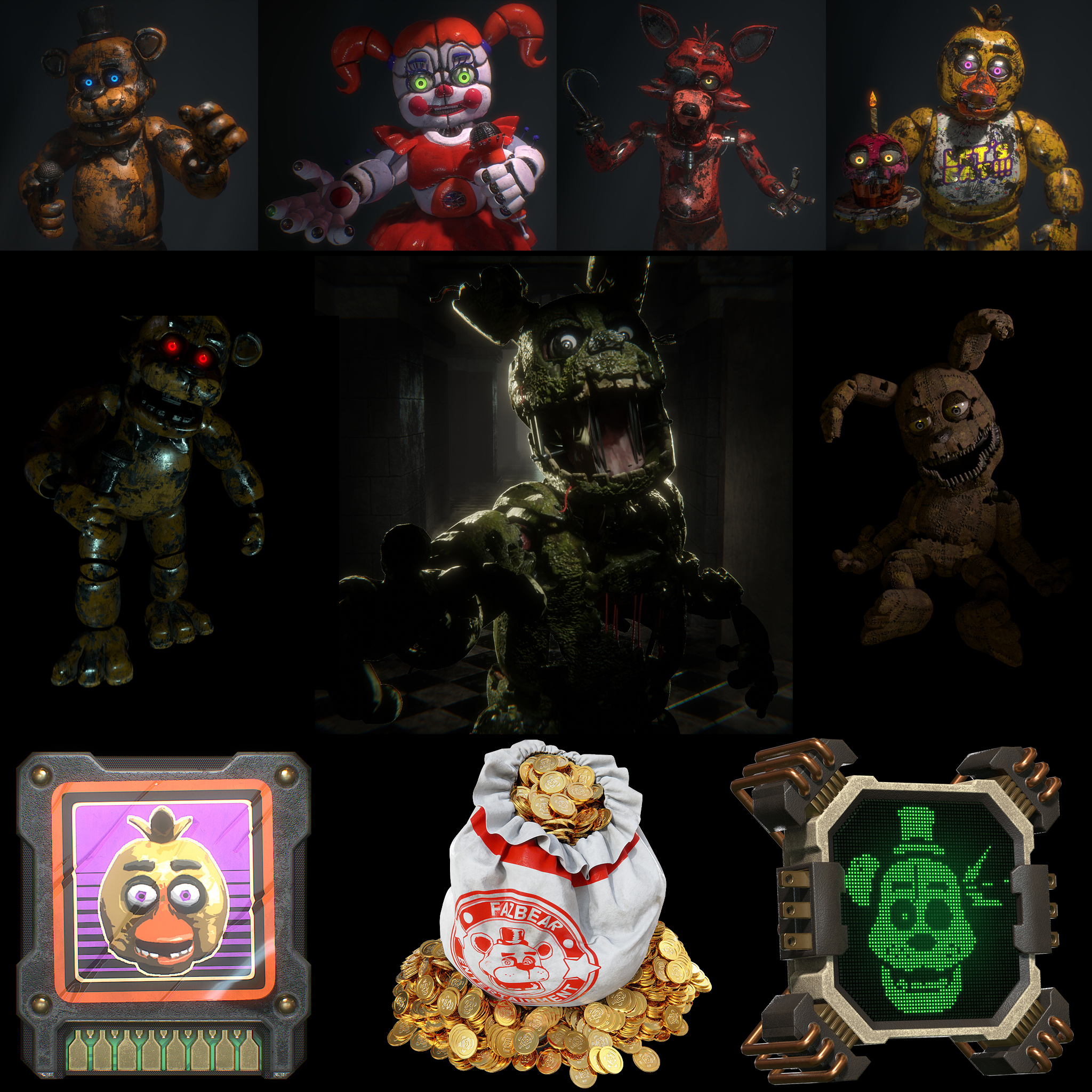 The Official FNaF Maxmodelist - ML PRIMARY