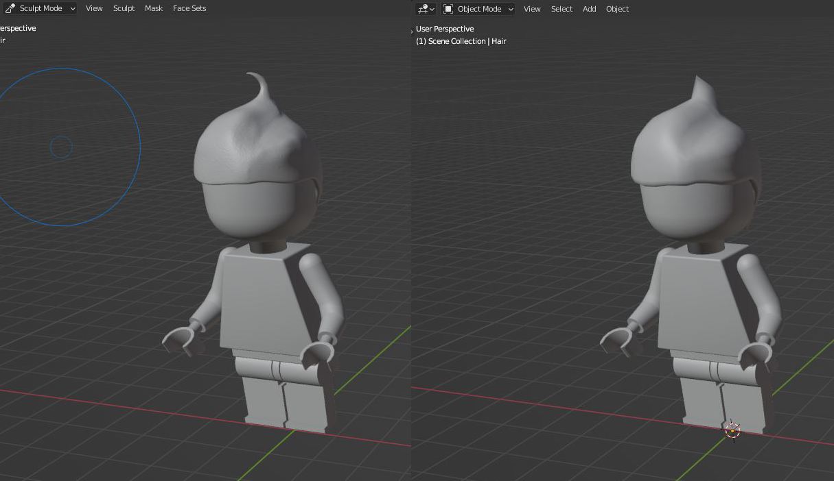 Sculpted model not displaying properly in object mode - Modeling 