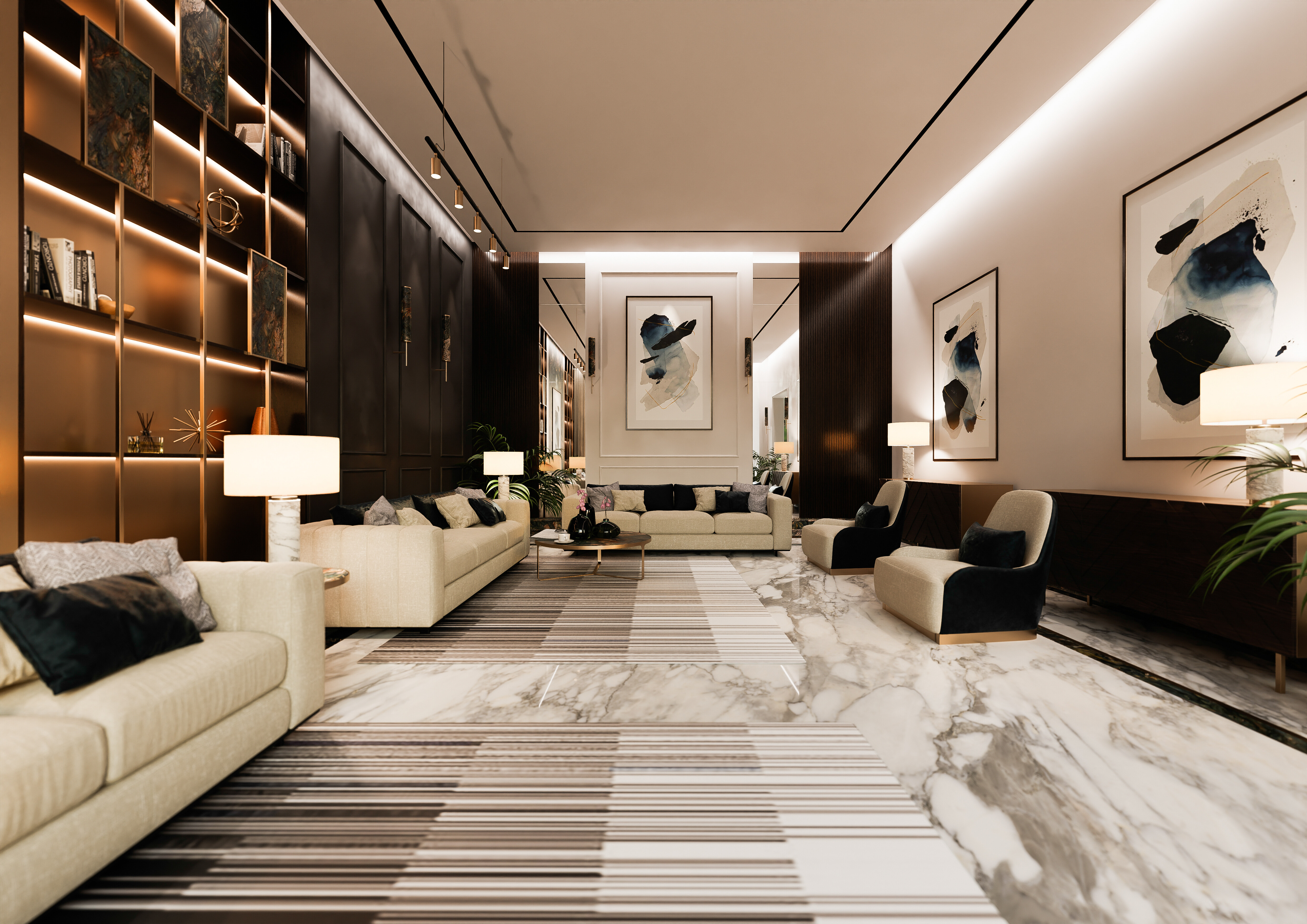 Living room - Luxury - Doha Qatar - Finished Projects - Blender Artists ...