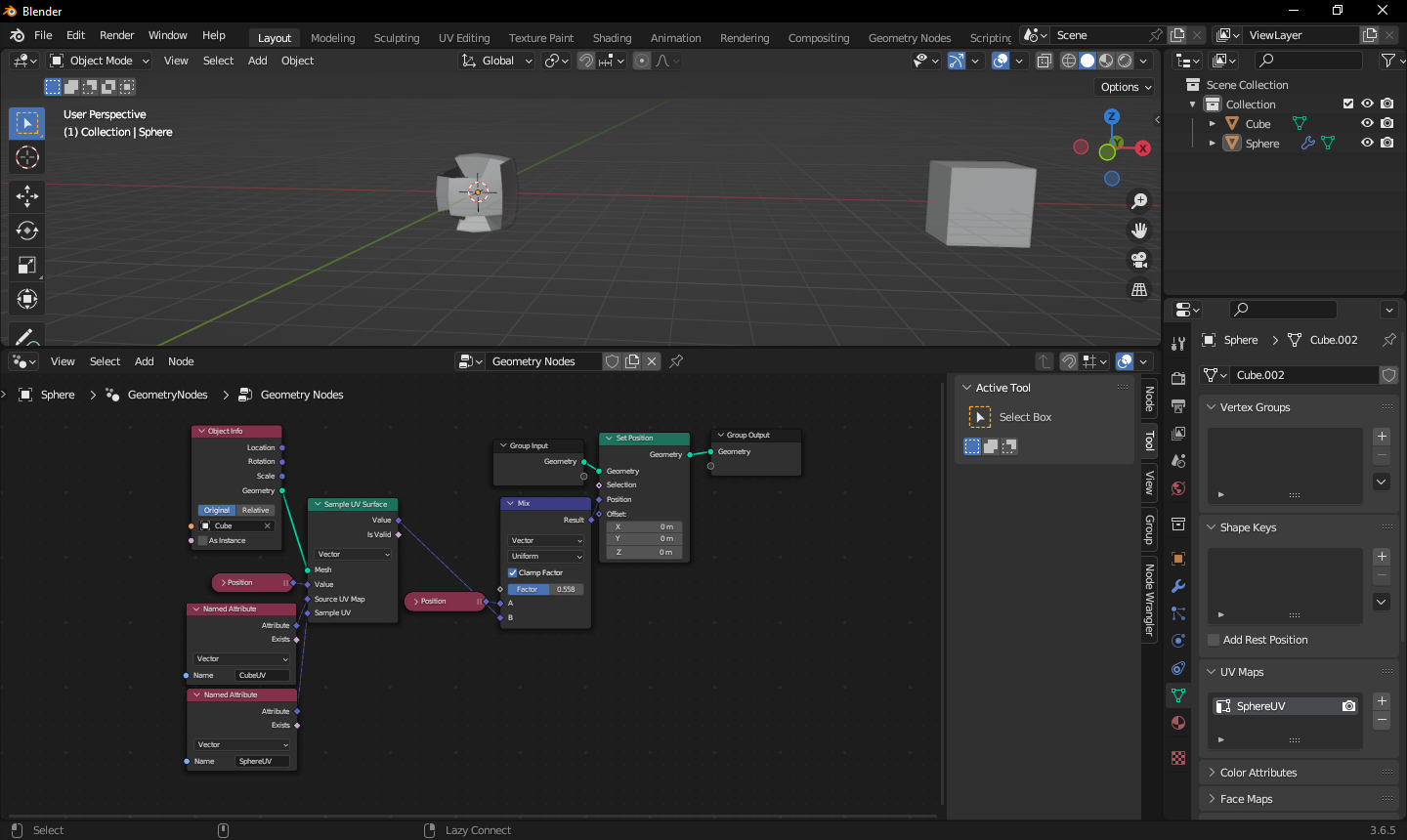 Geo-Nodes UV map based "Shape Keys" - Modeling - Blender Artists Community