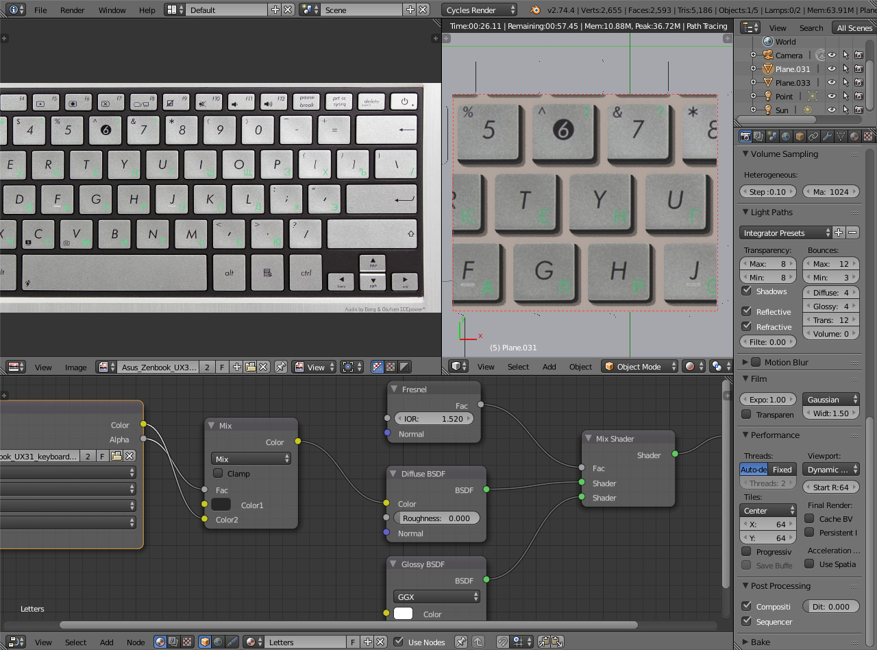 Png, with transparent node turns black in render - Modeling - Blender ...