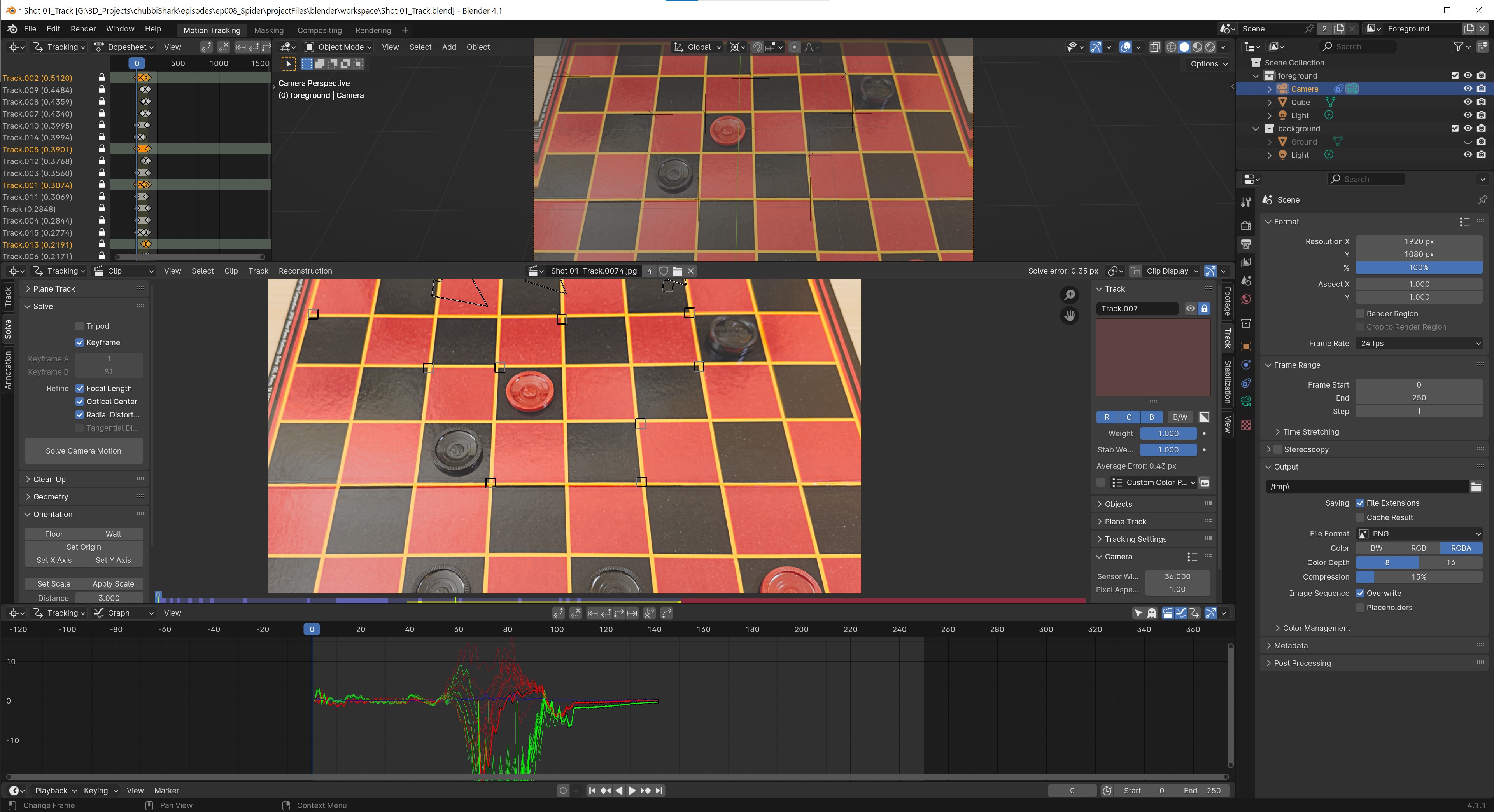 Add new frames to exising track in Blender - Compositing and Post ...
