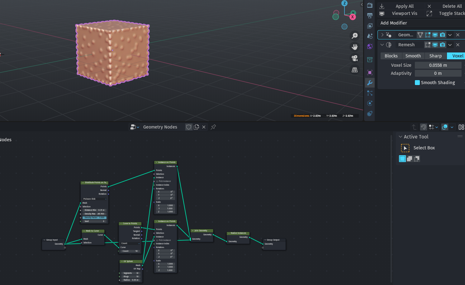 Make circles using geometry node? - Basics & Interface - Blender ...