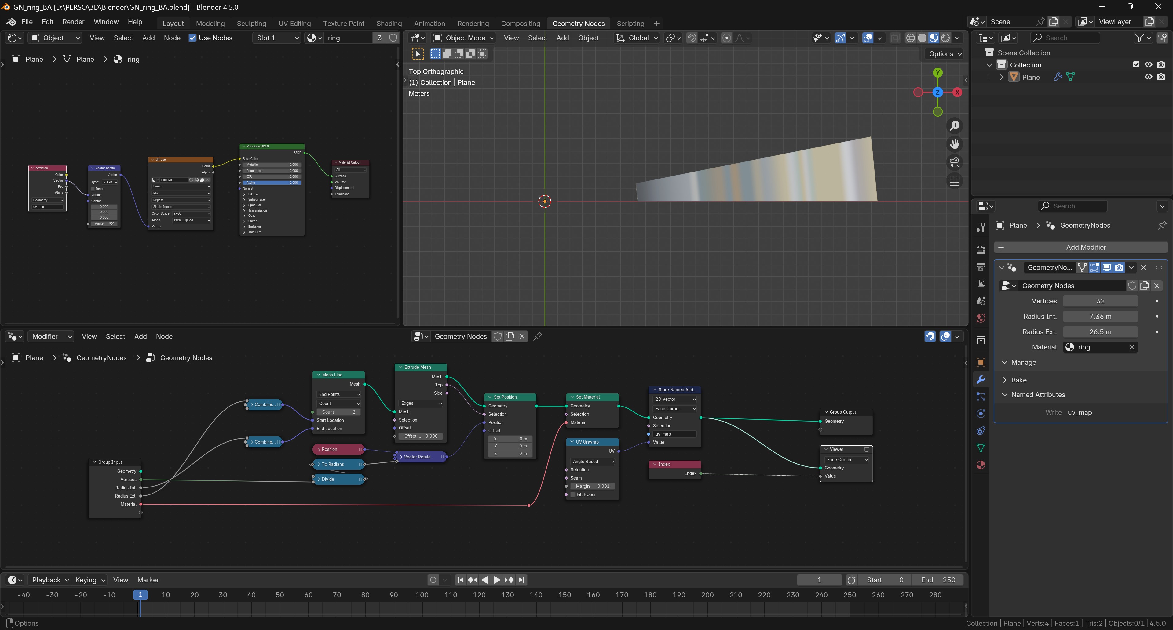 Geometry Nodes and texture - Materials and Textures - Blender Artists ...
