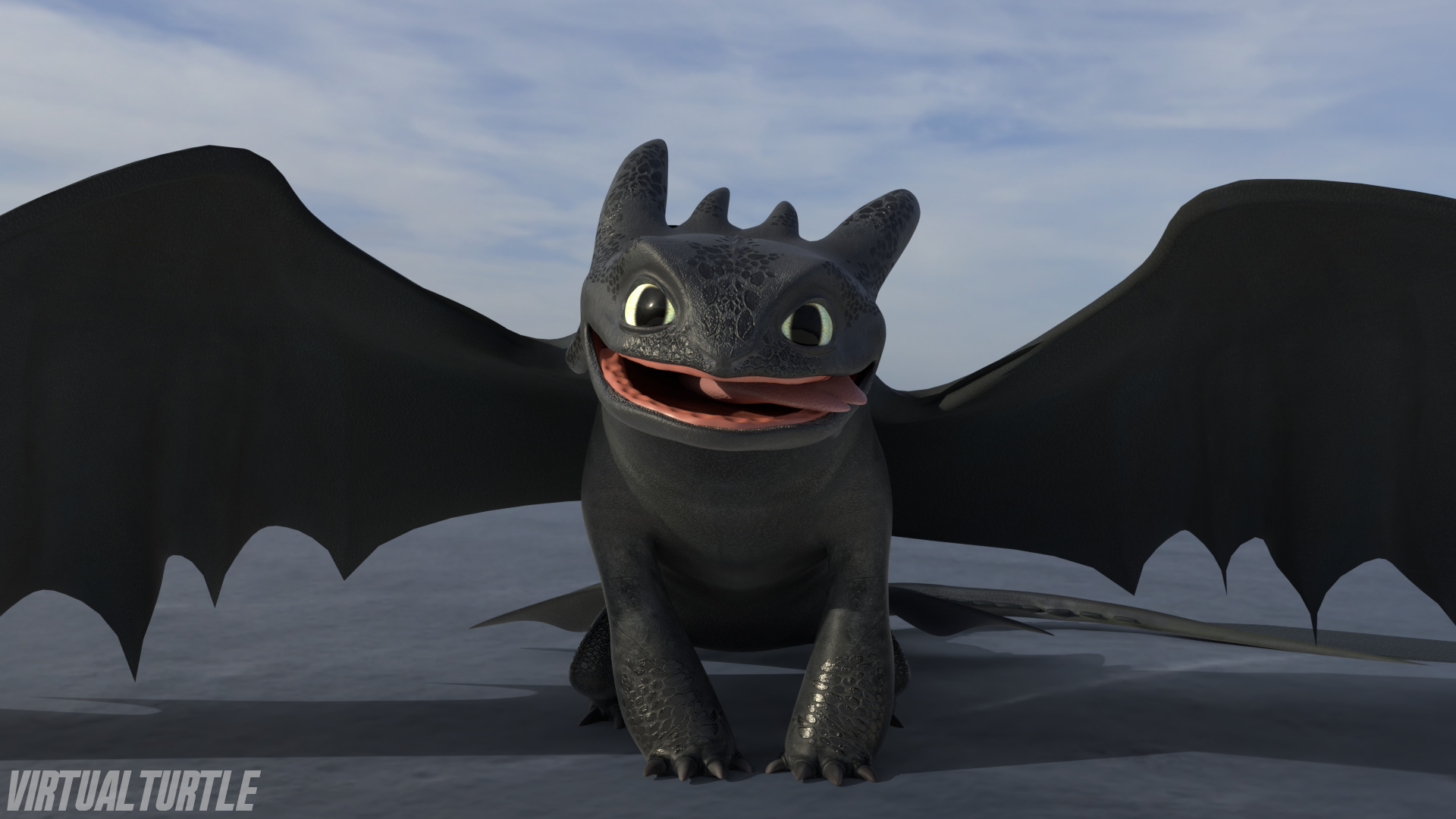 How to train your Dragon - Toothless.