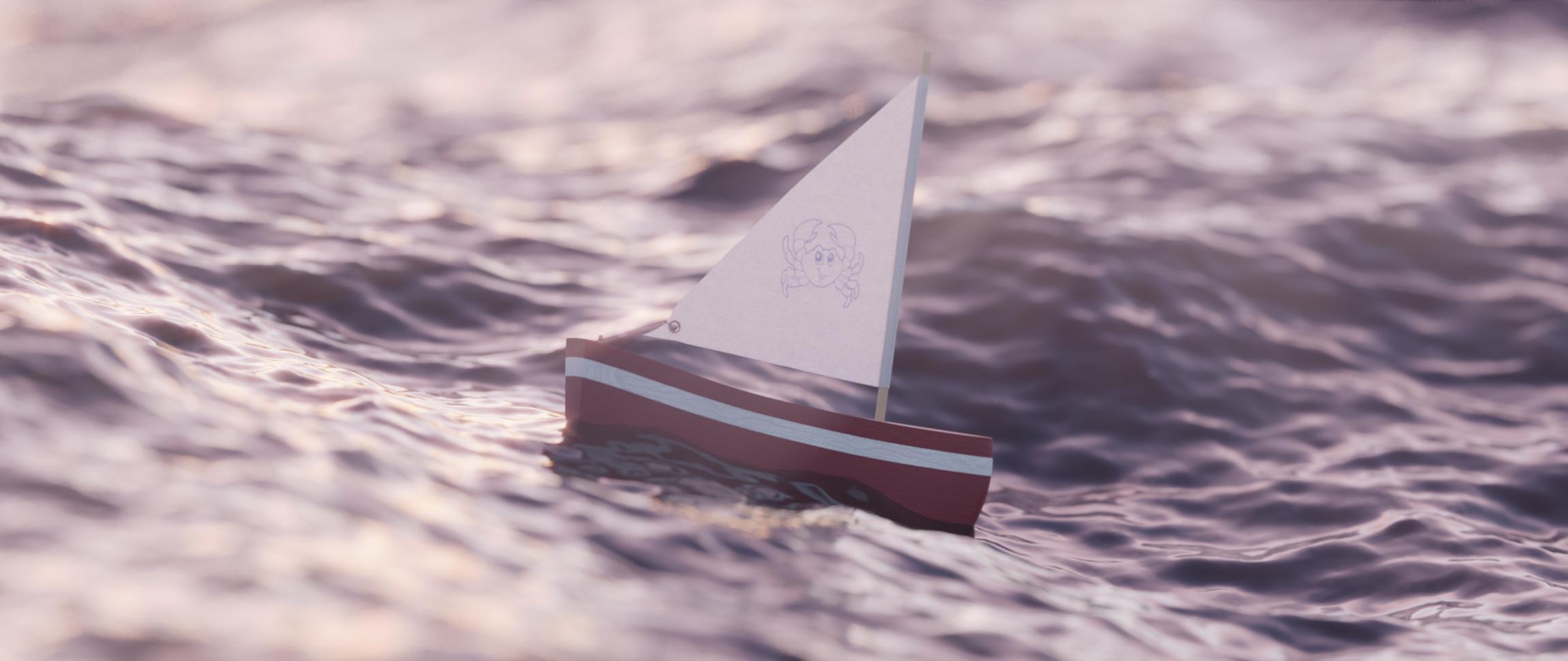 tiny toy boat