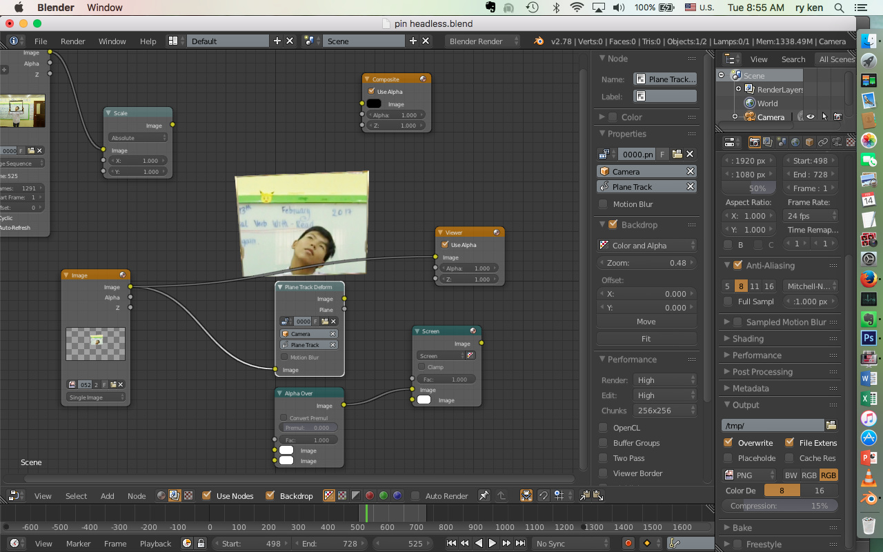 plane track and scaling problems help please!! - Compositing and Post ...