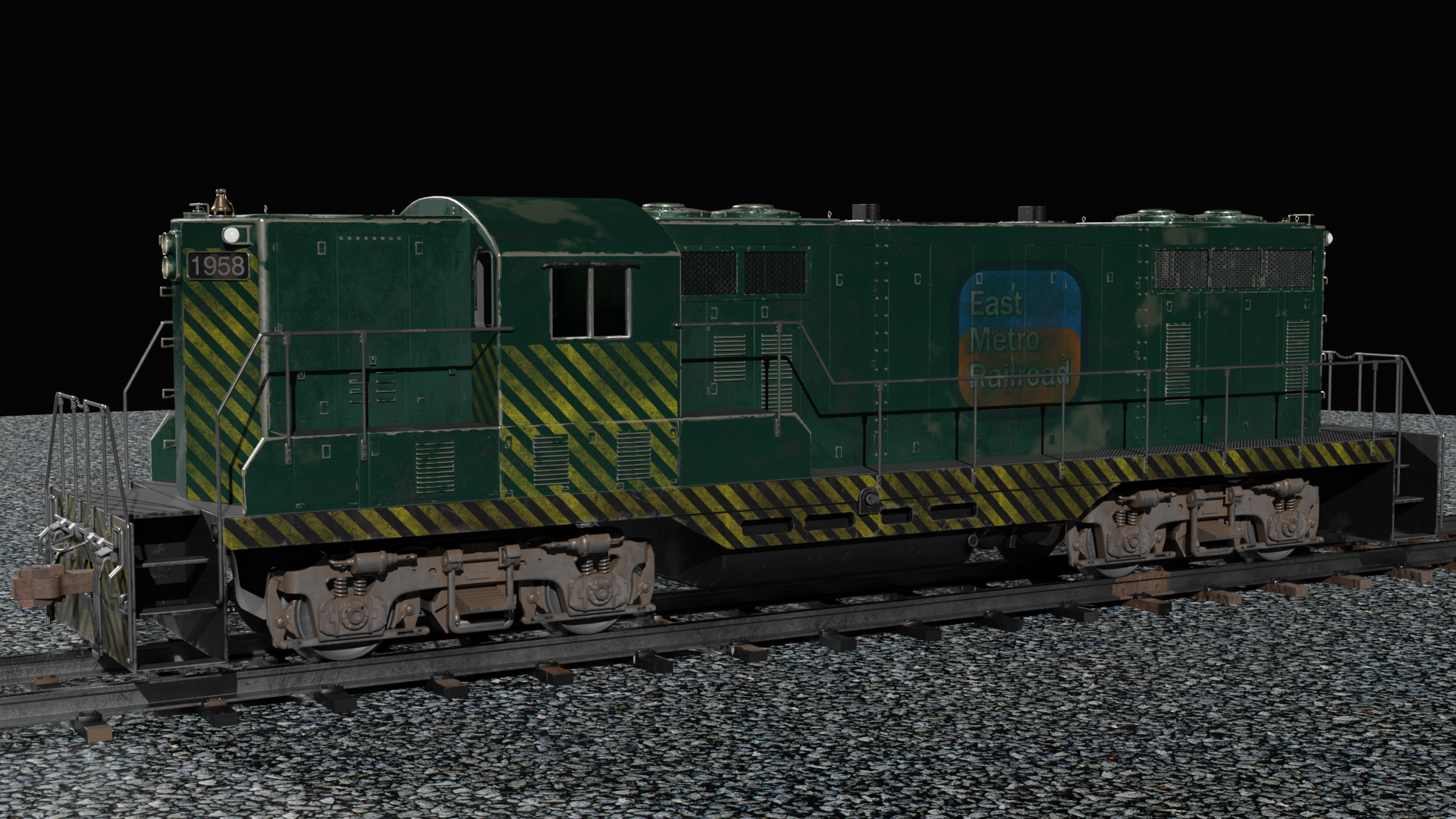 GP7 rail engine - Works in Progress - Blender Artists Community
