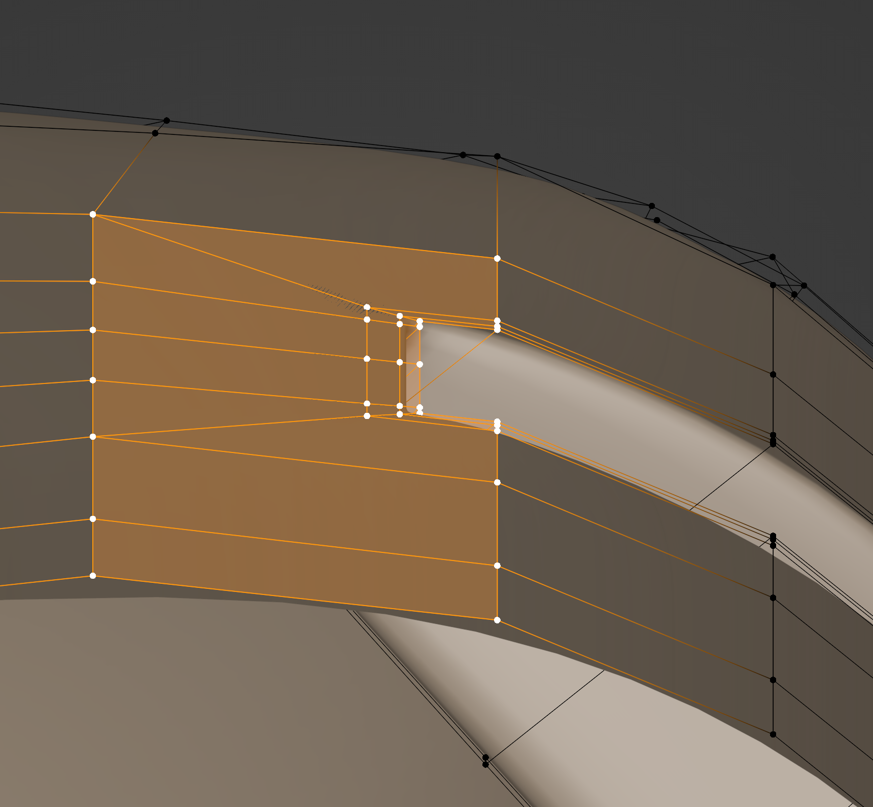 Specific cut on curved surface - Modeling - Blender Artists Community