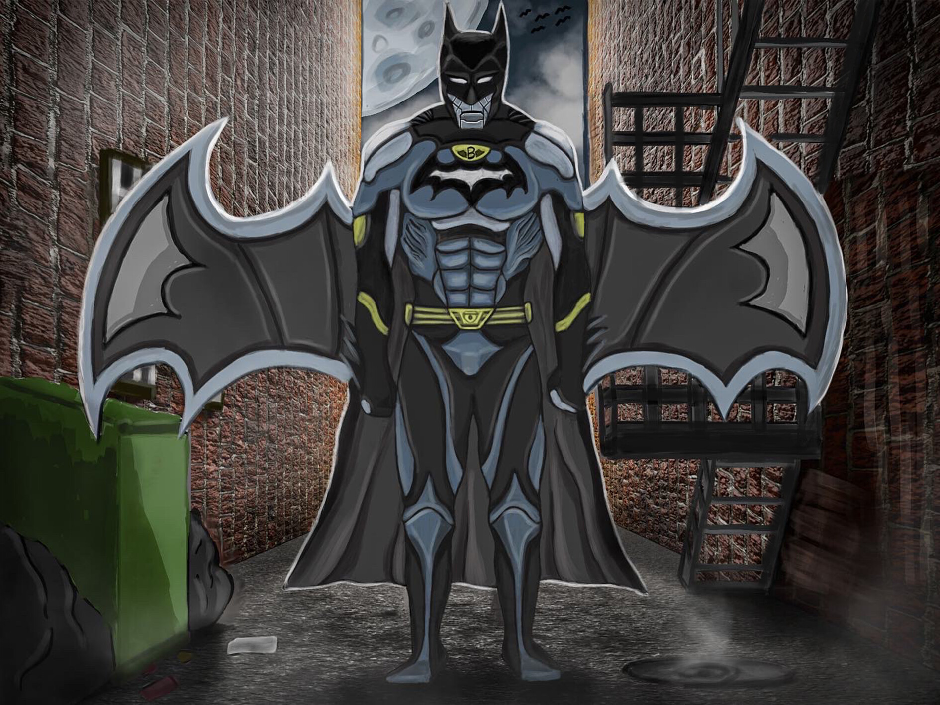 Batman concept art - Finished Projects - Blender Artists Community