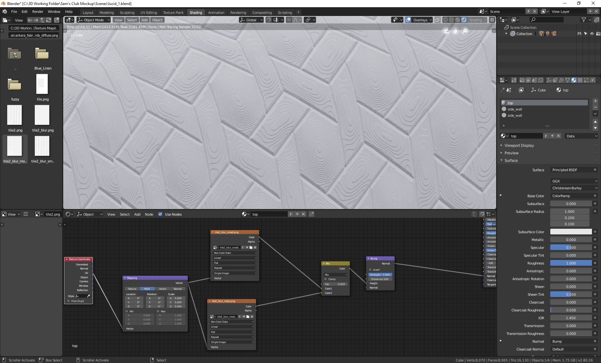 Bump/Normal map leaving ridges? - and Textures - Blender Artists Community
