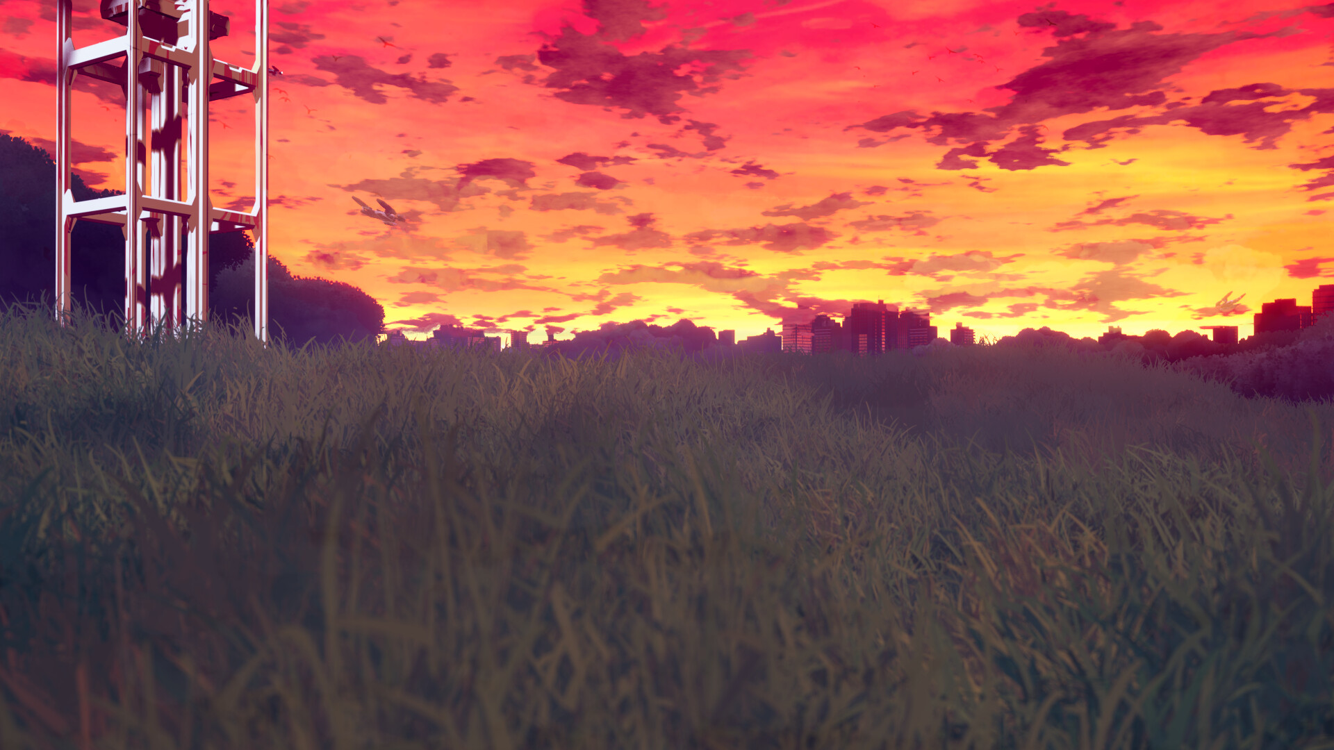 Anime Sunset #9 - Aesthetic Scenery NFT | OpenSea