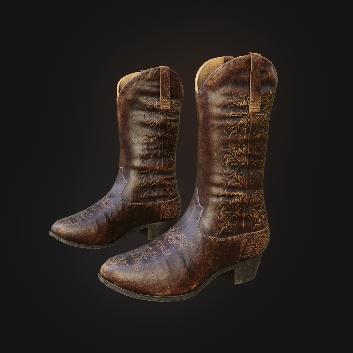 Cowboy boots - Finished Projects - Blender Artists Community