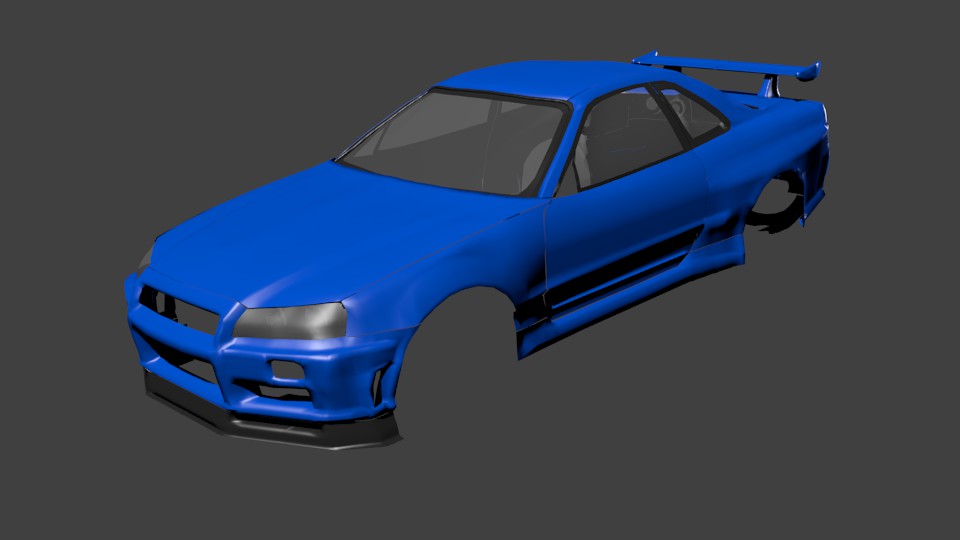 Nissan Skyline GT-R34 - Works in Progress - Blender Artists Community