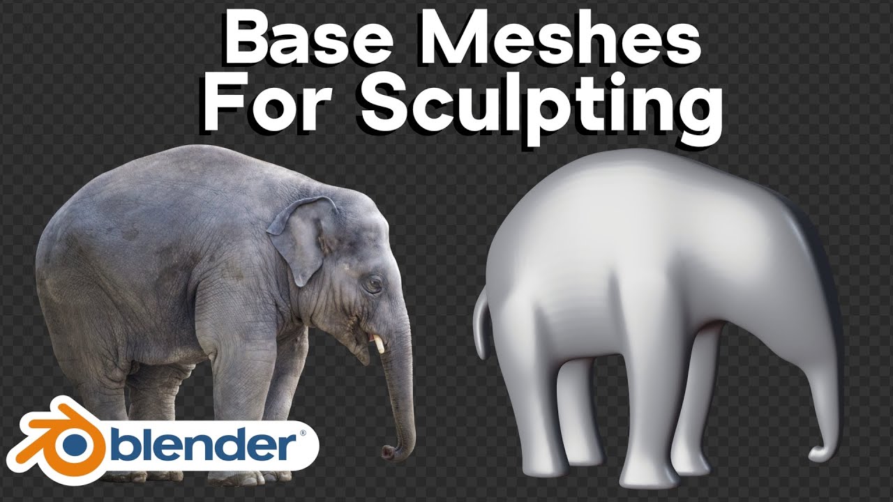 How To Make Base Meshes For Sculpting (Tutorial) - Tutorials, Tips And ...