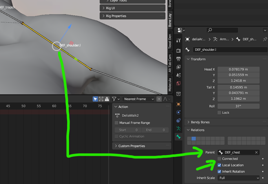 Bone rotates instead of moving - Animation and Rigging - Blender ...