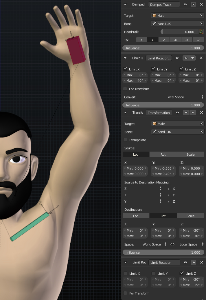 Incomprehension of the Transformation modifier - Animation and Rigging ...