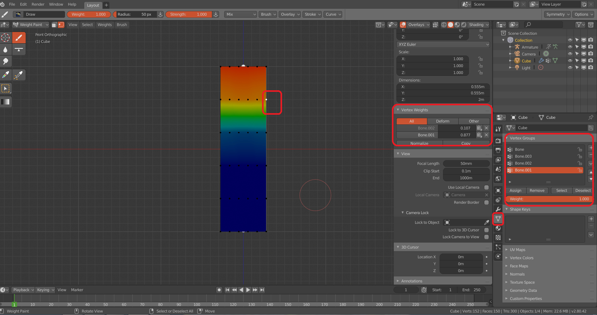 Weight Paint Overview Panel Animation And Rigging Blender Artists 