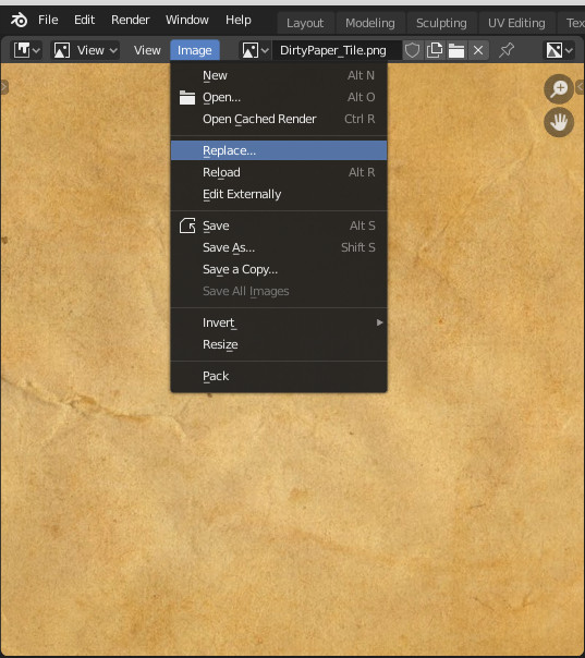 Modify/Update the Source of the Images? - Materials and Textures ...