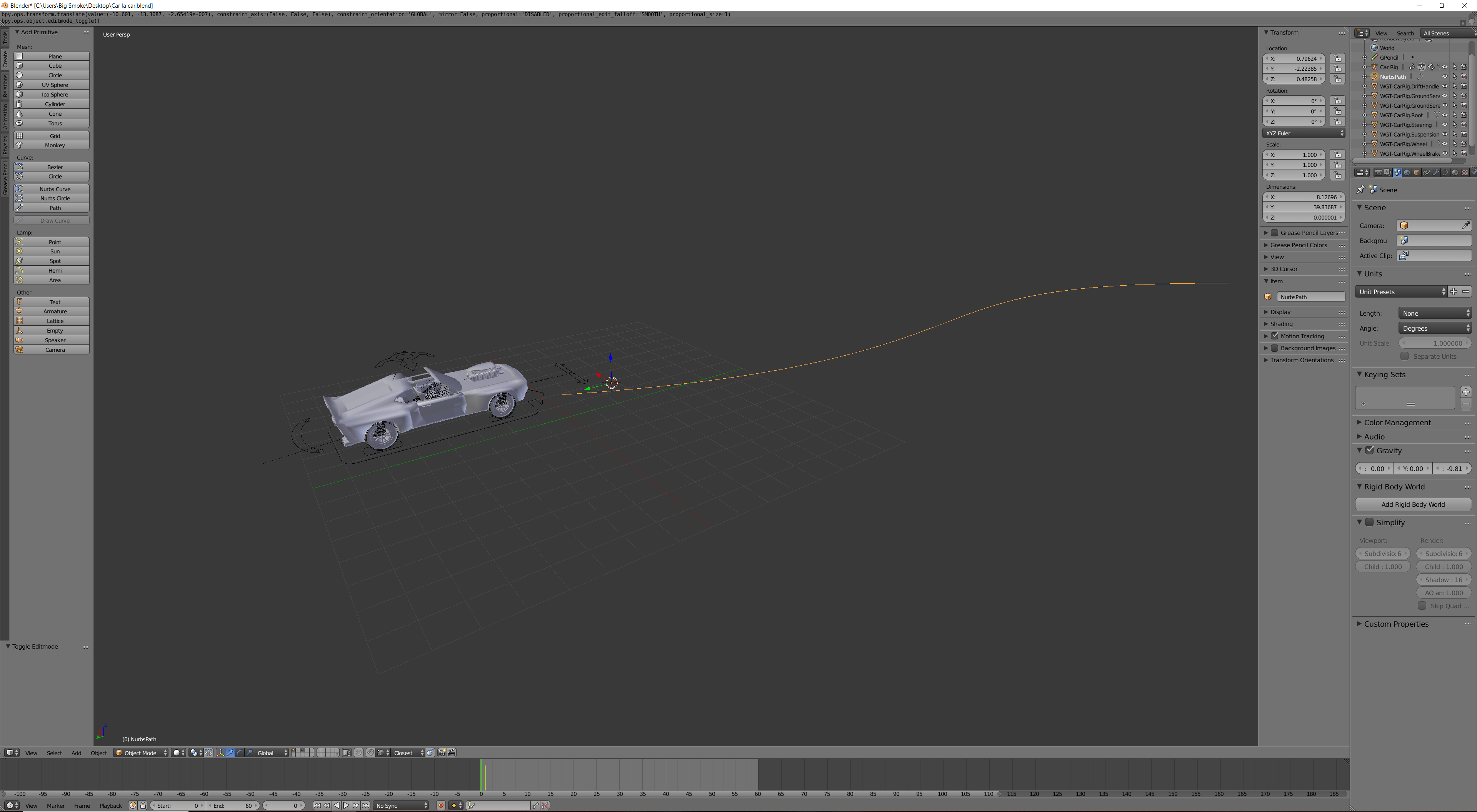 Object offset from path - Modeling - Blender Artists Community