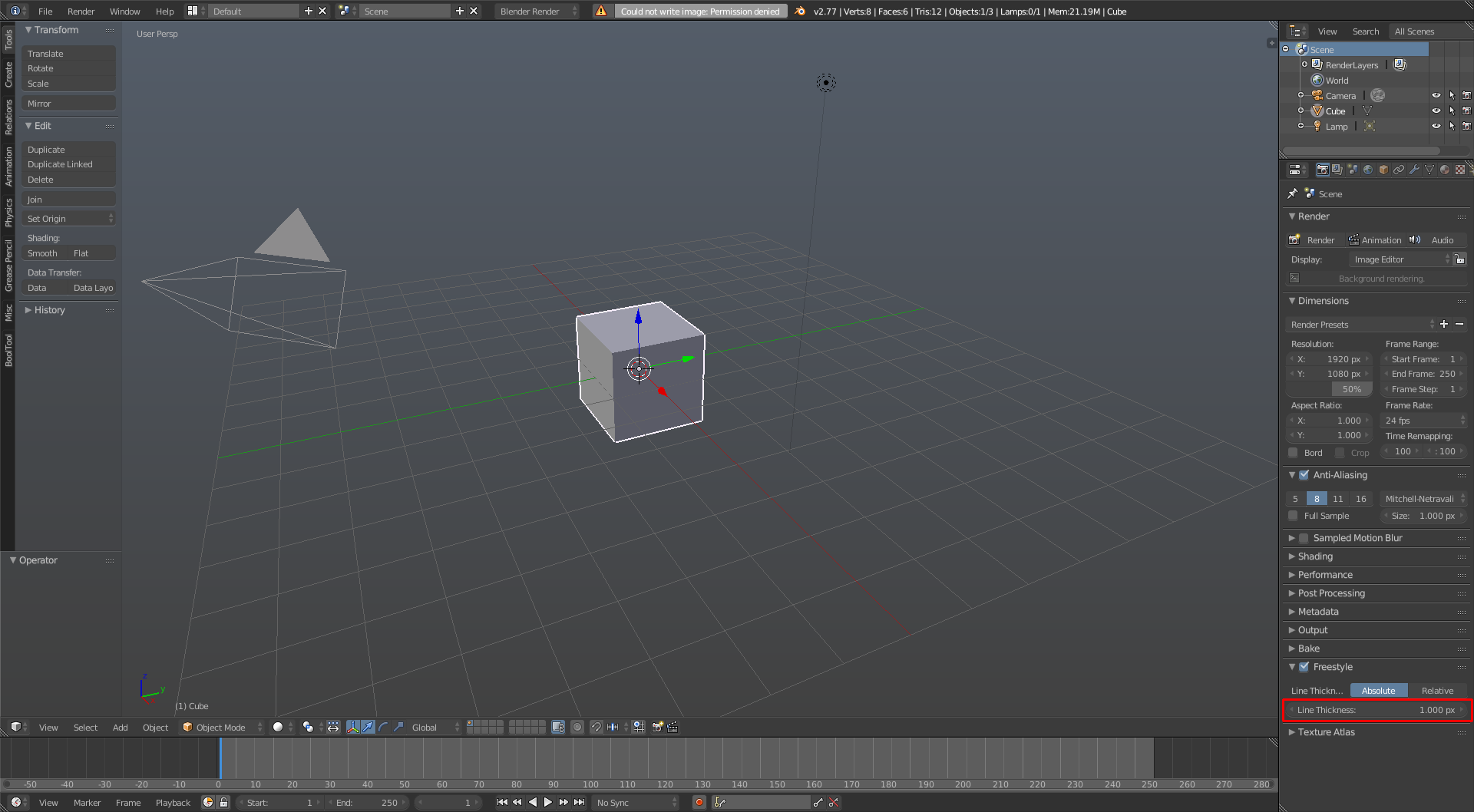 Problem Applying Freestyle Lines edges. - Modeling - Blender Artists ...