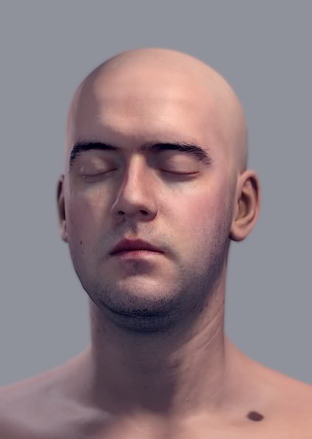 Creating a Realistic Head in Blender - part 03 
