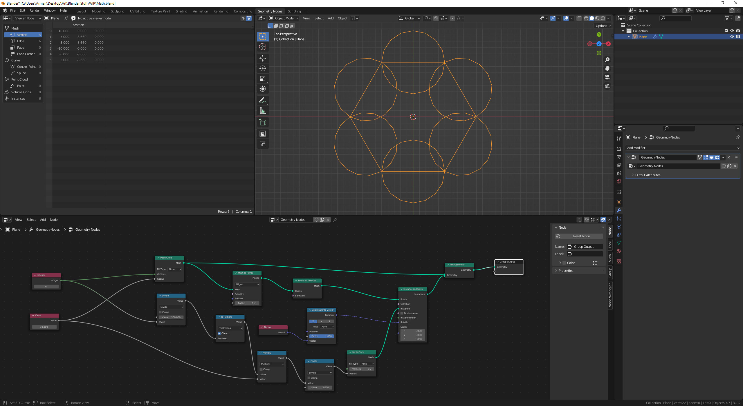 Circle size math - Modeling - Blender Artists Community
