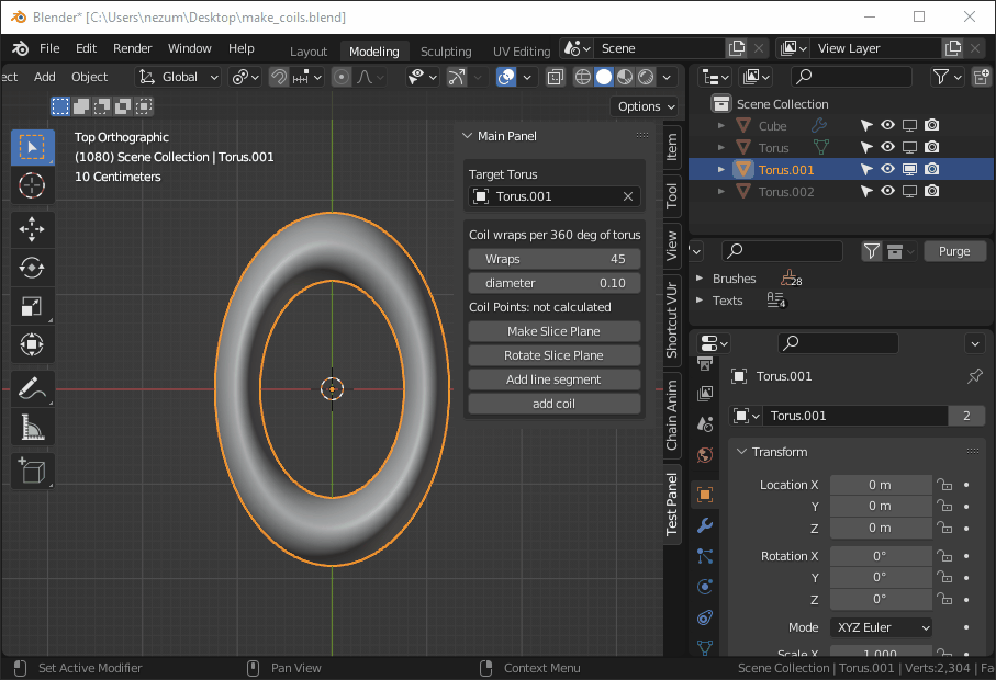 tall torus with subsurf reduced