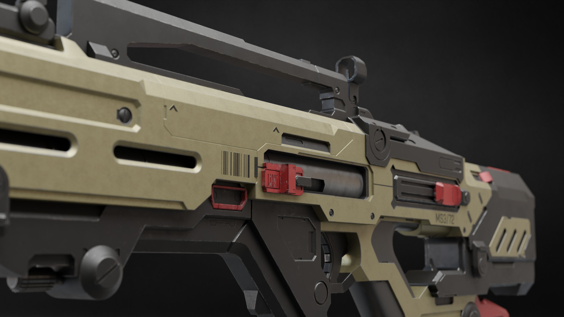 Sci-fi gun - Finished Projects - Blender Artists Community