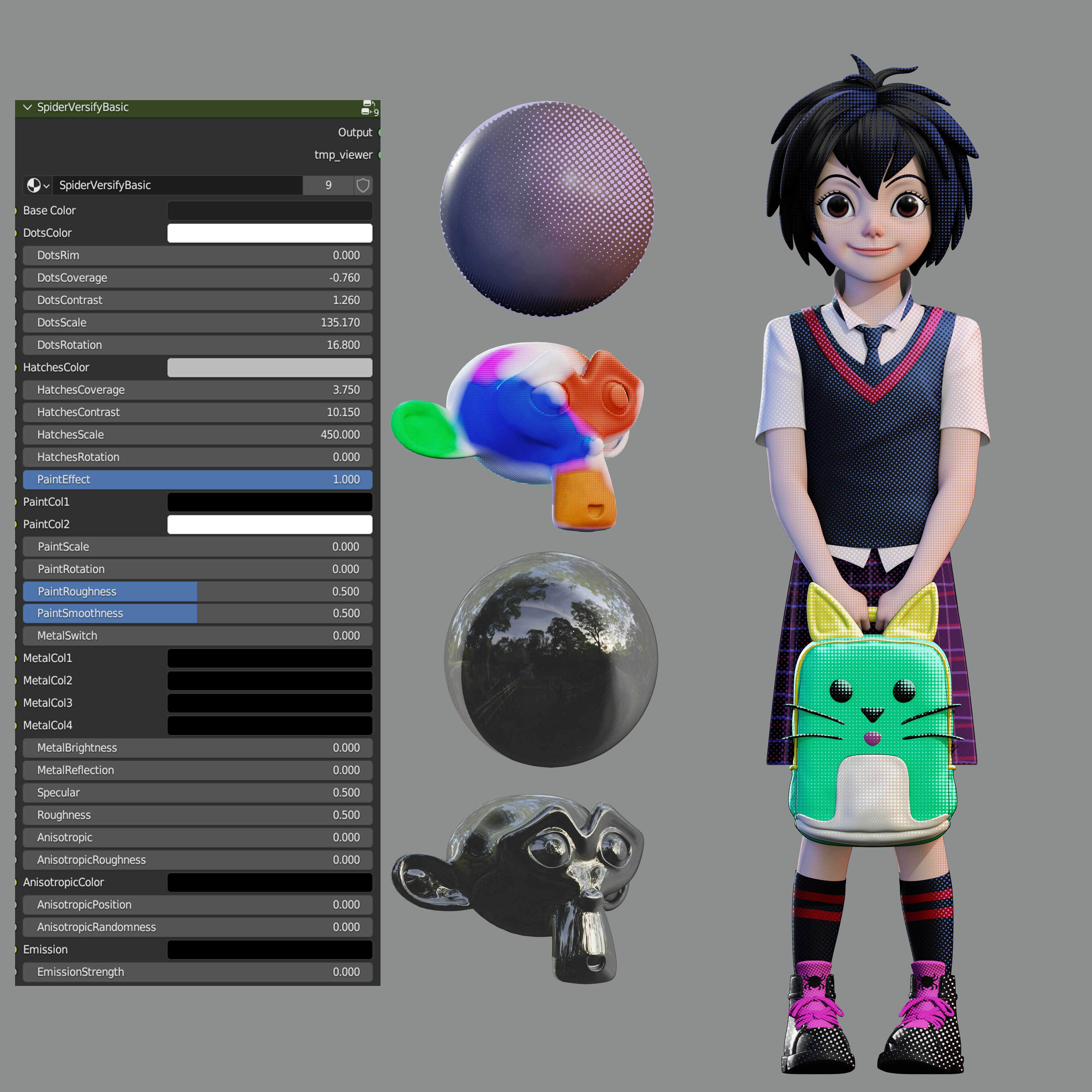 Peni Parker - Finished Projects - Blender Artists Community