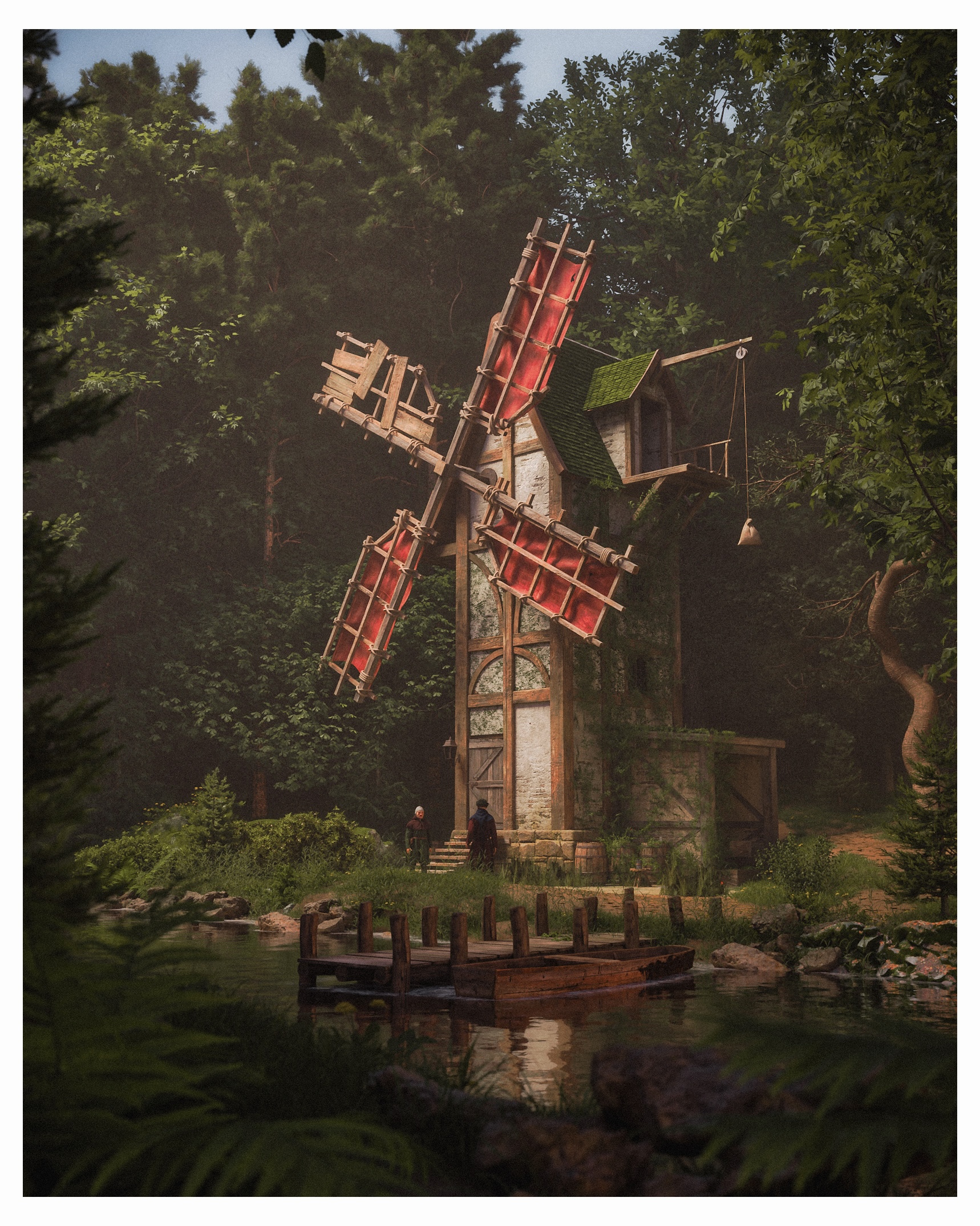 The Windmill Finished Projects Blender Artists Community   95ea2324be427be70a444dfe1d60efc822f18e7c 