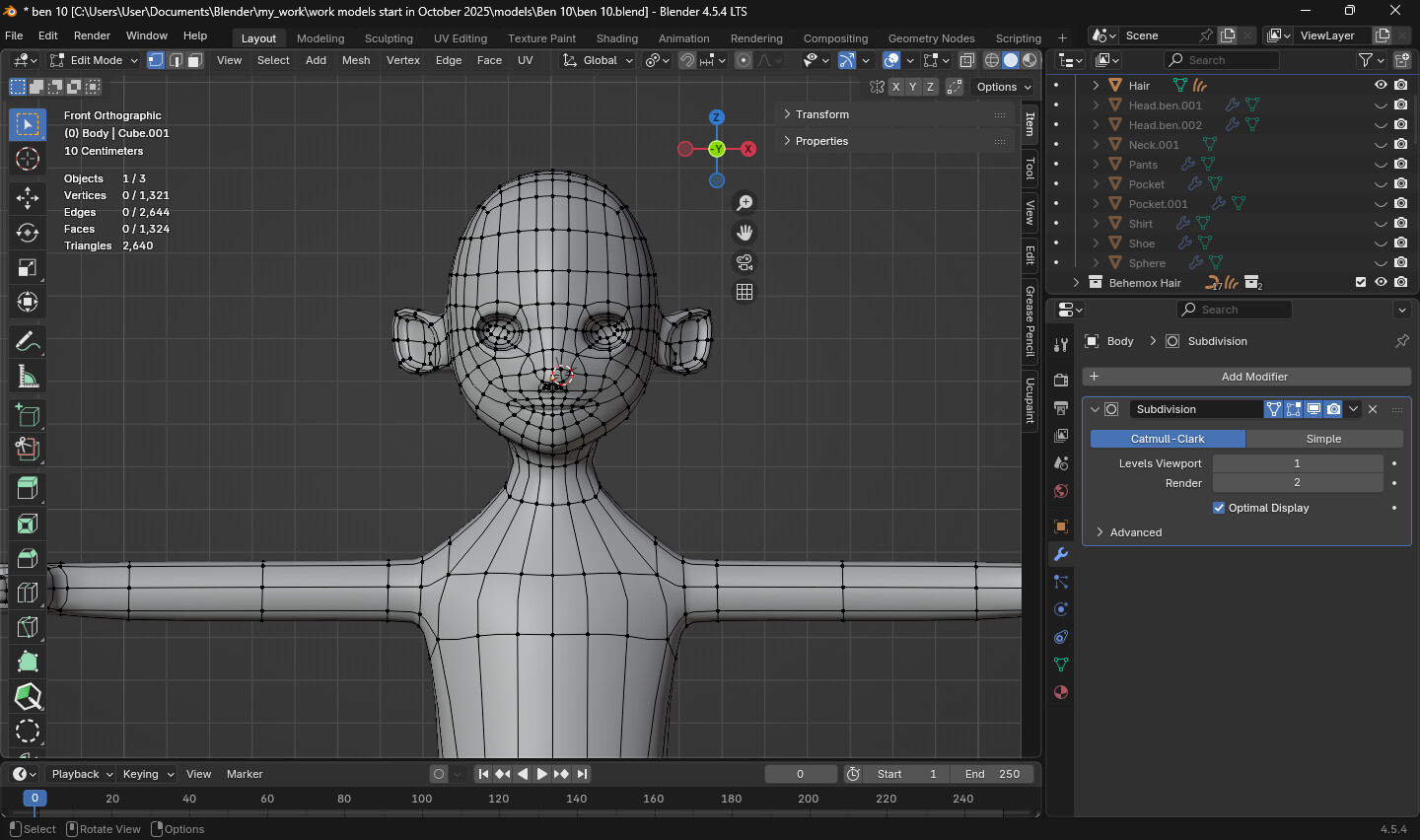 My progress in character modeling - Works in Progress - Blender Artists ...