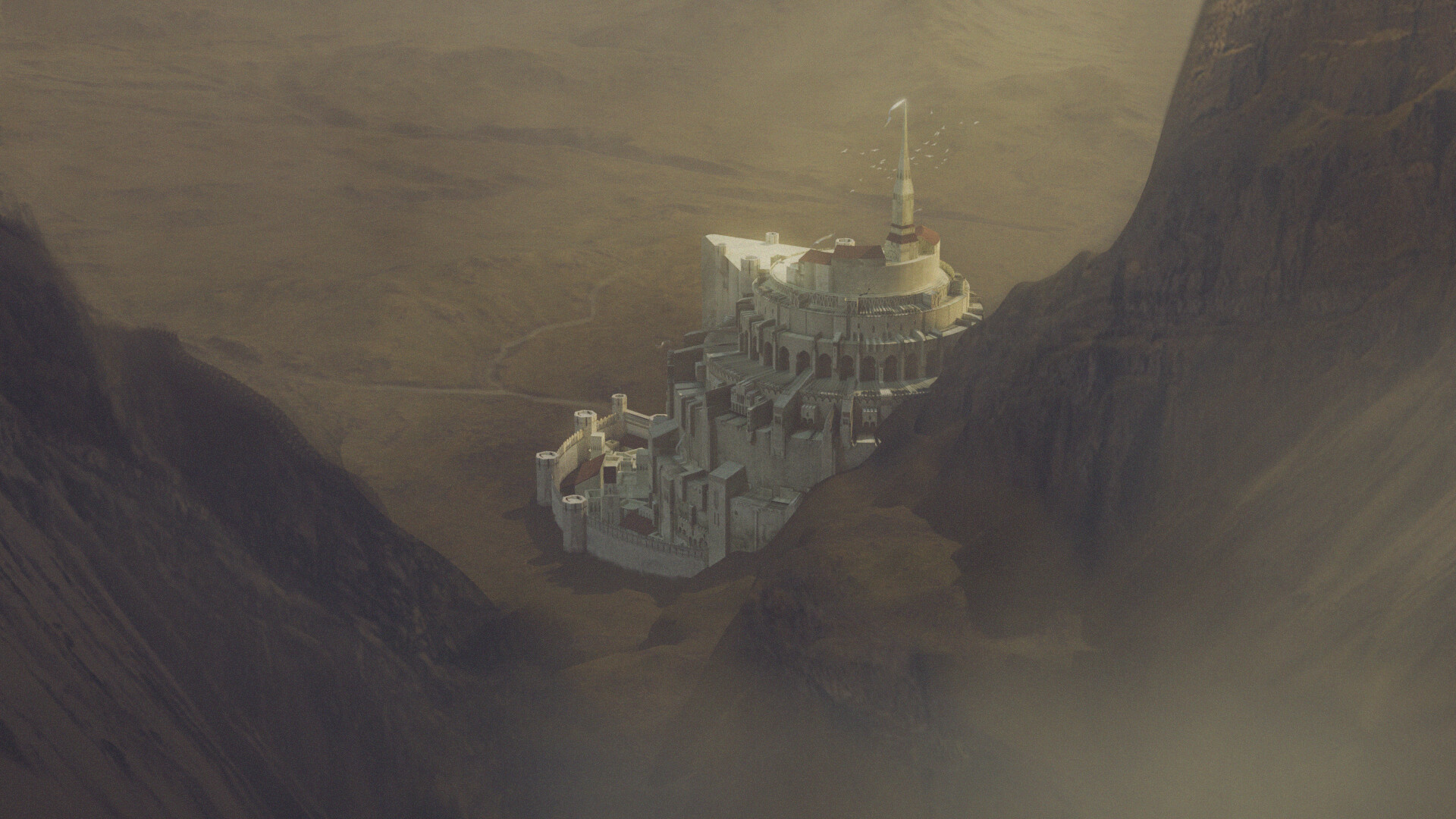 Recreating Minas Tirith In Blender 